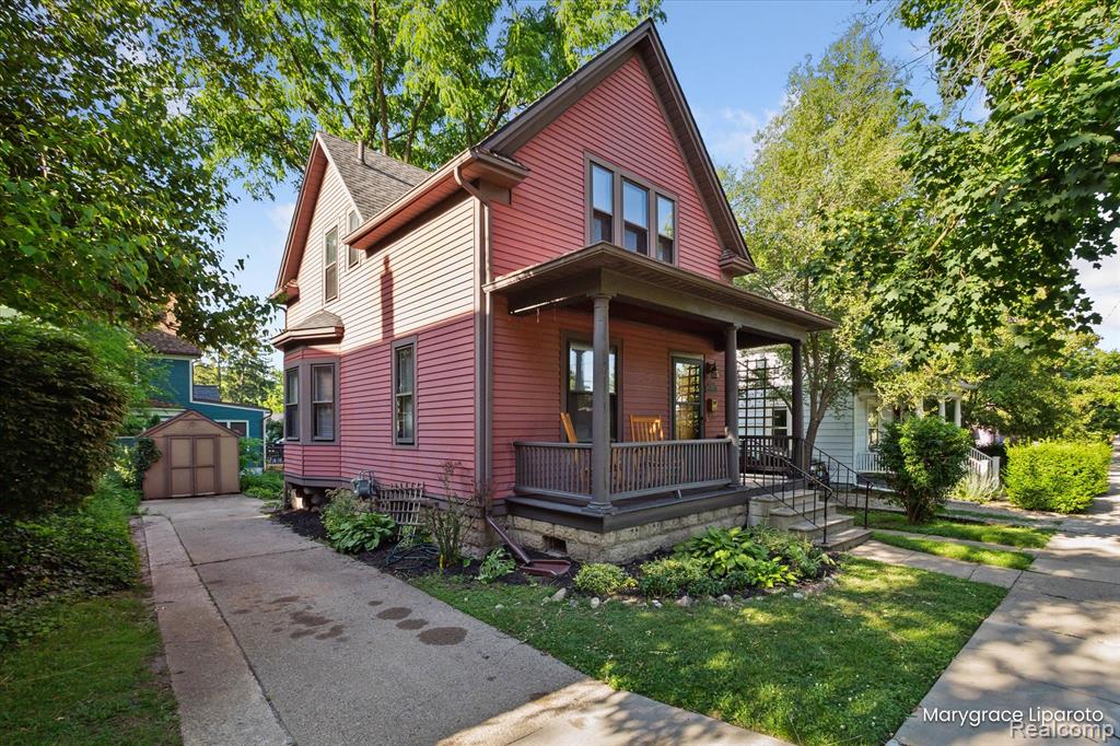Charming Old West Side Home with Refinished Hardwood Floors and beautiful front porch steps away from Wurster Park.
Welcome to 318 W Madison Street, a beautifully maintained home in the heart of Ann Arbor’s desirable Old West Side. This inviting residence blends timeless character with modern updates, featuring gleaming refinished hardwood floors throughout the main living areas. Light fills the spacious living room, complemented by classic trim and arched doorways that speak to the home’s original charm. The sunny kitchen offers ample cabinet space and a functional layout, perfect for daily living or entertaining. Upstairs, find comfortable bedrooms with generous closets and abundant natural light. Enjoy peaceful mornings on the front porch and relax in the private, fenced backyard surrounded by mature trees and perennials. Walk to downtown, Jefferson Market, the Farmer’s Market, and all that makes this neighborhood so special. Don’t miss this rare opportunity to own a home with character, comfort, and an unbeatable location.