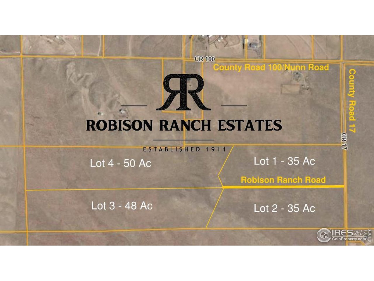 Welcome to a piece of the Colorado dream at Robison Ranch; available to the public for the first time since the original 1911 Homestead. This is a rare opportunity to secure a legacy property with deep historical roots and natural beauty. The land offers privacy and unique topography so you feel a million miles away while only being 1/4 mile off of a paved road and only 7 minutes from Wellington. Enjoy dark night skies and city light views by night and completely unobstructed mountain views by day. PVREA Electric at the property line and high speed fiber optic internet available through Nunn Telephone Co. Qualifies for a full use domestic well for livestock & landscaping use. Formerly enrolled in the Conservation Reserve Program, the land features an incredible healthy stand of native grasses. Enjoy the autonomy of no formal HOA. Property is protected by light "good neighbor" covenants and a simple shared maintenance agreement for the private access road and entry monument. TO PRESERVE THE GRASSLAND, PLEASE DO NOT DRIVE ON THE LOTS. You are welcome to put on your boots and explore on foot. "Potential Building Site Signs" have been placed on the locations with the best views. For this lot, you can't appreciate the full view from the access road - ideal building site, suitable for a walk-out basement, is along the southwestern portion of the lot.