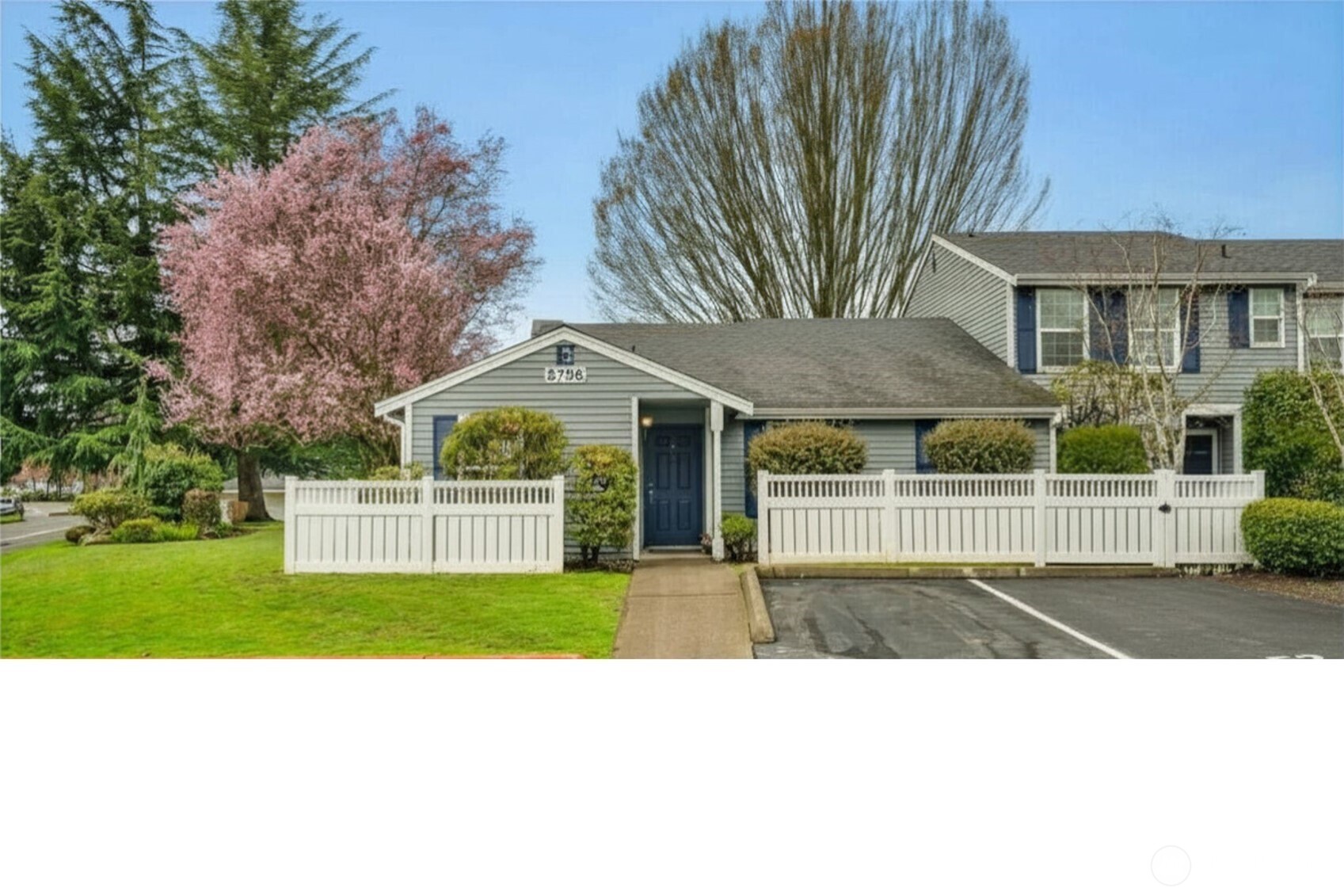 Rare lakefront one level living at Bridgewater in The Lakes! This beautifully updated 3 bedroom, 2 bathroom end unit condo offers a peaceful waterfront setting, abundant natural light, and a layout designed for easy, everyday living. Inside, the open concept design is anchored by a living room with vaulted ceilings that feels bright and inviting. Plenty of thoughtful updates throughout including fresh paint, newer carpet, stainless steel appliances, and refreshed bathrooms. Step outside to your private patio, ideal for morning coffee by the water or relaxing evenings surrounded by nature. Complete with a one car garage with storage and an additional assigned parking space. With over 19 miles of scenic walking and biking trails nearby, outdoor living is right at your doorstep. Prime location near Riverbend Golf Course, Kent Station, dining, and major commuter routes including I-5, Hwy 167, the Sounder Train, and Sea-Tac Airport — effortless, low maintenance living in a setting you'll truly love coming home to.