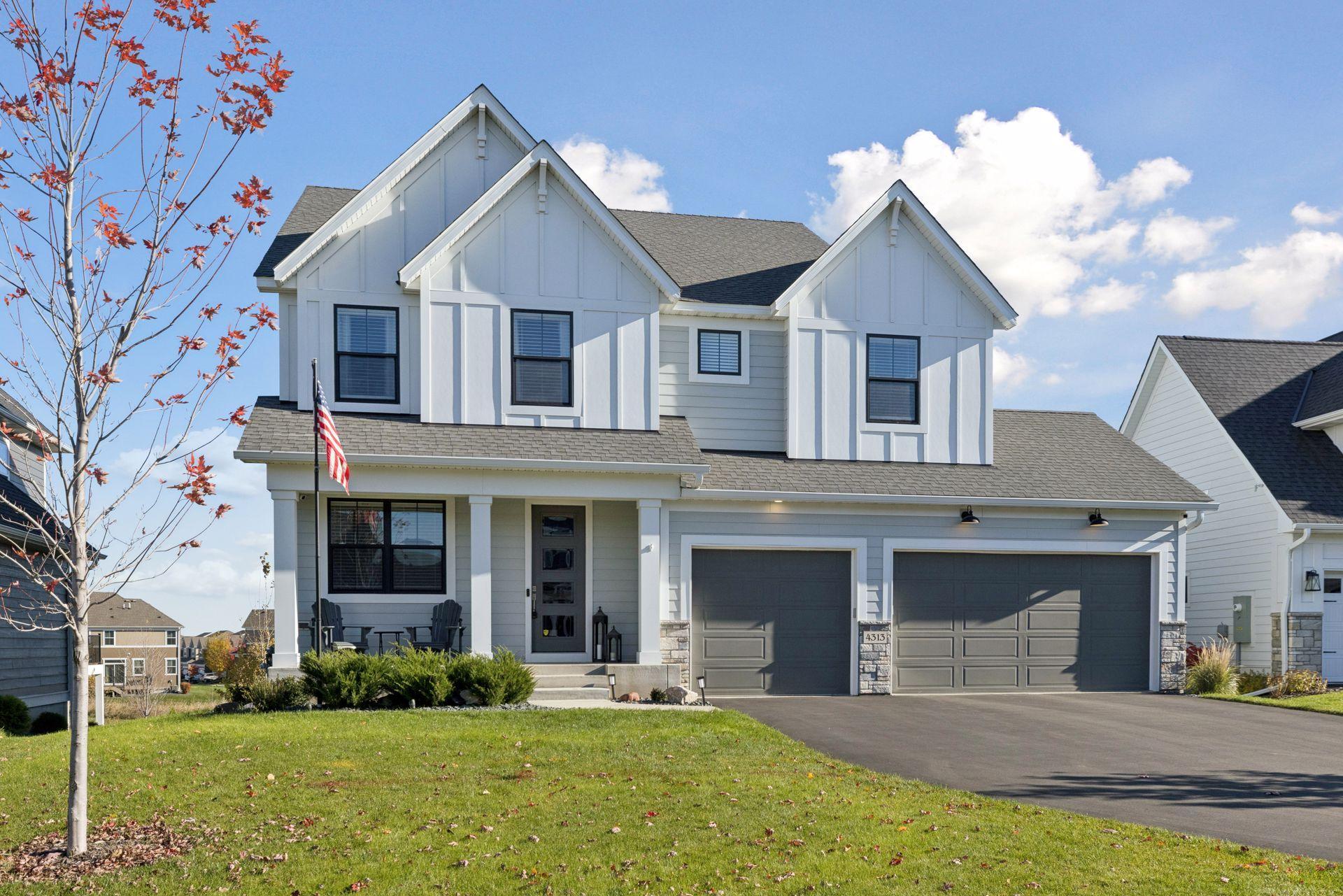 Stunning custom Hanson-built home offering peace and serenity, perfectly positioned on a private lot backing to open space and nature. The open-concept design welcomes you with wide-plank wood floors, upgraded enamel trim, and a stylish pocket office with built-in cabinetry. The great room impresses with a box-beam ceiling, stone-surround fireplace, and custom built-ins. The gourmet kitchen features new refrigerator and double ovens (2025), tile backsplash, custom hood, large walk-in pantry with built-in shelving, and abundant windows that fill the space with natural light.The upper level includes four spacious bedrooms with a private en-suite and jack-n-jill bath. One bedroom includes a new shiplap wall detail. The luxurious primary suite feels like a spa retreat with dual vanities, soaking tub, walk-in shower, and a beautifully customized walk-in closet. Convenient upper-level laundry with additional linen storage.The walkout lower level is designed for entertaining—complete with an indoor sport court featuring new basketball mats, new gas fireplace flanked by built-ins, and a large bar with quartz counters, refrigerator, wine fridge, microwave, and ample cabinetry. Billiard and game spaces, plus a fun new chalkboard wall, make it perfect for gatherings.Additional highlights include a finished and heated garage with epoxy floor, drywall, and insulation, Kinetico reverse-osmosis drinking water system, Trex deck, Hunter Douglas blinds, updated landscaping by Green Oasis, and gutters. This meticulously maintained home shows like new and exudes pride of ownership throughout.
