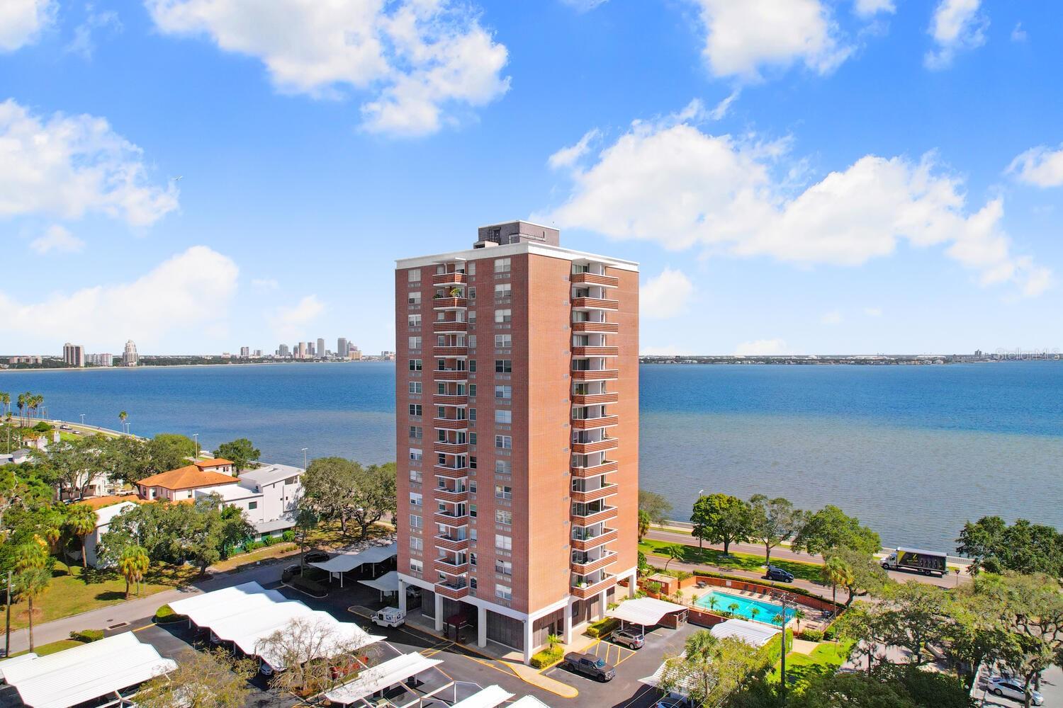 Welcome to 4015 Bayshore Blvd Unit 8E, a stunning updated condo located on the 8th floor, offering a luxurious and contemporary living
experience. This exquisite residence boasts a thoughtfully designed kitchen featuring exotic granite countertops, sleek stainless steel appliances,
and ample storage space, perfect for the culinary enthusiast. Step into the spacious kitchen living room combo, where the seamless flow of the
open floor plan creates a warm and inviting atmosphere, ideal for both entertaining guests and everyday living. The harmonious integration of
the kitchen and living area provides a versatile space that can be customized to suit your lifestyle. The master suite is a true retreat, offering a
tranquil haven with its own private oasis. Relax and unwind in this spacious sanctuary that offers a respite from the outside world. The guest
bedroom provides a comfortable and welcoming space for family or friends, while the guest bathroom ensures convenience and privacy. Tile
flooring throughout the condo adds a touch of elegance and is both stylish and easy to maintain. The entire unit has been freshly painted, giving
it a modern and vibrant look that is move-in ready. One of the highlights of this remarkable property is the balcony, where you can indulge in
breathtaking views of the bay and pool area. Imagine sipping your morning coffee or enjoying a glass of wine while being captivated by the
stunning scenery that surrounds you. Your reserved carport #10 is conveniently located to the left of the parking entrance. Residents have
access to a well-equipped gym, allowing you to maintain an active and healthy lifestyle. Furthermore, the building provides a convenient on-site
laundry room, making laundry days a breeze.Last the building offers a convenient feature for cycling enthusiasts- a dedicated on-site bike
storage room. Conveniently situated on Bayshore Blvd, this condo offers a prime location near downtown, providing easy access to a myriad of
shopping, dining, and entertainment options. Whether you prefer exploring the vibrant city life or enjoying outdoor activities along the bay, this
location offers the best of both worlds. Don't miss the opportunity to own this updated condo with its alluring features, stunning views, and
convenient location. Schedule a showing today and discover the perfect blend of luxury, comfort, and convenience at 4015 Bayshore Blvd Unit 8E.