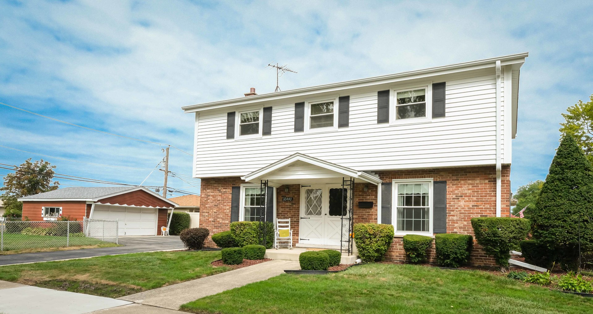 A great single-family home. One family has maintained and loved the property for 60+ years. Conveniently found by St. Linus, metro trains, and parks. Main level has large living room, dining room, 1/2 bath and eat in kitchen. Second level has four large bedrooms, two baths and a hallway closet. Spacious finished basement includes bar, large entertaining area with separate laundry and workbench. This home sits on an extra-large corner lot with a side driveway and 2+ car garage. Move in ready and well kept, this is your dream home!