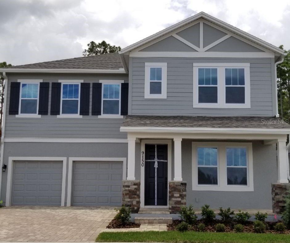 Nestled in the vibrant Latham Park community, 9150 Bradleigh Drive in Winter Garden promises a perfect blend of elegance and community charm. This 4-bedroom, 3.5-bathroom haven boasts 3,087 square feet of style, featuring stunning custom beams, a cozy fireplace, and a gourmet kitchen with stainless steel appliances, a huge pantry, and a wet bar. Work from your private office and unwind in a fully-fenced backyard with no rear neighbors. Enjoy community amenities like a pool and playground, and relish nightly fireworks views. Experience the warmth of a lively community atmosphere right at your doorstep.