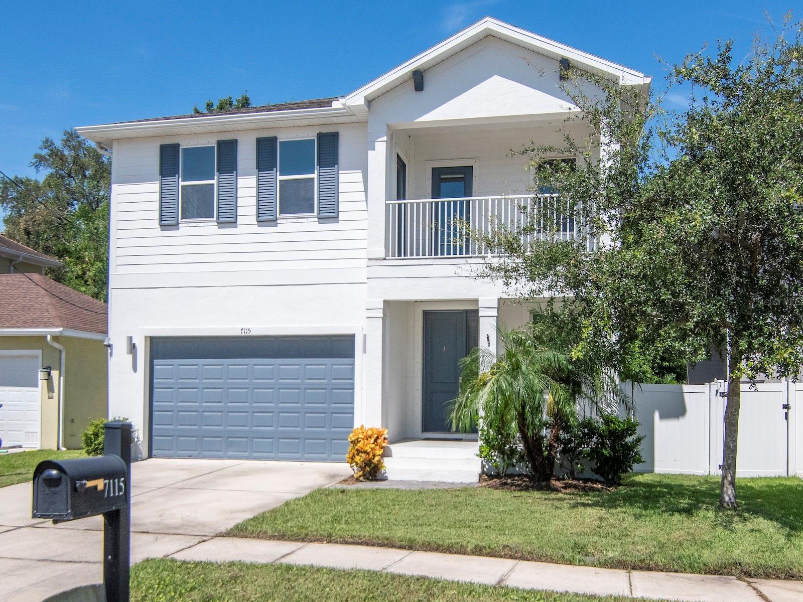 Virtually Staged. Exceptional Port Tampa living awaits in this meticulously maintained 2018 built residence, where thoughtful design, generous living spaces and an unbeatable South Tampa location come together beautifully. An inviting front porch welcomes you inside to a formal entry and living room, with neutral LVP flooring extending throughout the entire downstairs and 9-foot ceilings enhancing the sense of space. The well appointed kitchen features Whirlpool stainless steel appliances, a closet pantry, stone island with undermount sink and angled tile backsplash. Freshly painted throughout, including all baseboards in August 2026, the home also features brand new upstairs carpet installed at the same time. Upstairs, the spacious primary suite offers a tray ceiling, dual vanity, separate soaking tub and an exceptional 8' x 10' walk-in closet. Two private balconies provide wonderful outdoor space, including one off the primary suite and another accessed from two secondary bedrooms. All secondary bedrooms are oversized, and a full-size laundry room adds convenience. Situated on a 50' x 125' lot on one of Port Tampa's wonderful residential streets, this home is minutes from MacDill Air Force Base, Ballast Point and all that South Tampa has to offer. No flooding issues during past storms. Newer construction, exceptional condition and an outstanding location make this a home not to miss.