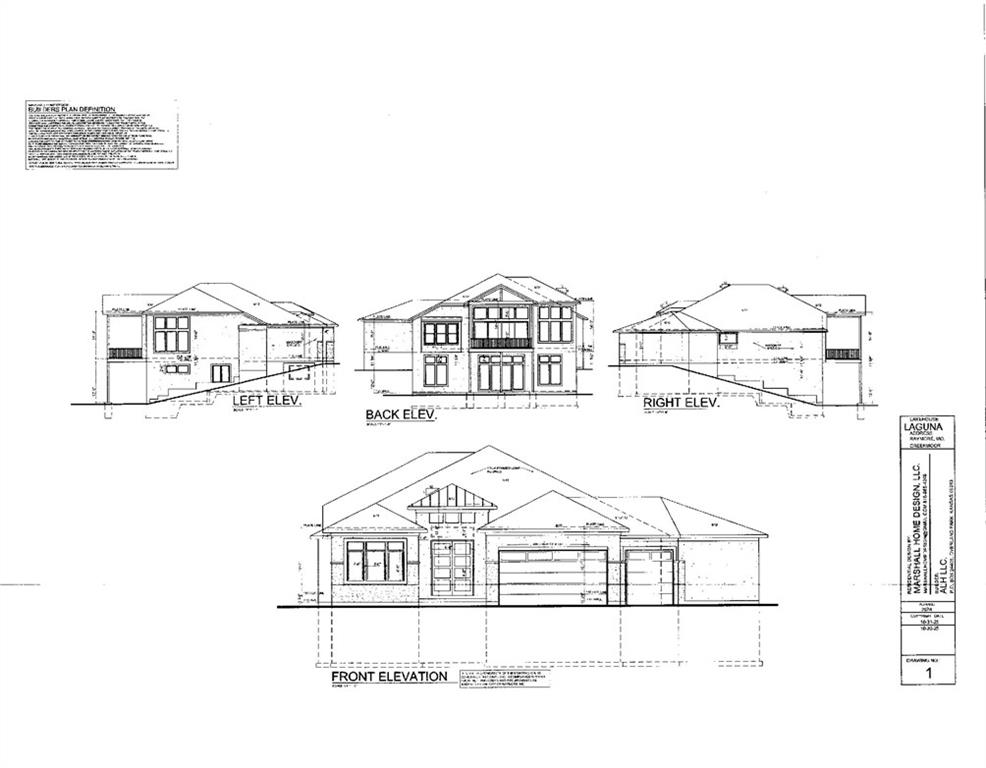 LOOKING FOR A ONE-OF-A-KIND CUSTOMIZED FLOOR PLAN?  This 3525 sq. ft. ranch/reverse  Dusty Rhodes Homes checks all the boxes inside and out!!!   1/2 acre size yard allows views of both golf course and lake with lots of privacy.  The design of this home focus on living spaces on both levels. Main floor features Owner's suite with unique bath highlighted by the wet room for both shower and tub.  Also, on this level you will find an addition bedroom or flex room with it's own bath.  Gourmet kitchen with  Butler's pantry and large island plus spacious dining area opens up to great room with floor to ceiling windows and fireplace, the perfect area for family and friends gathers. Completing the main level you will find laundry room and screened porch. Lower level has 2 additional bedrooms with jack n' jill bath, a media room with wet bar and an impressive gym area with tall ceilings to sharper your golf game with your own golf simulator.    Oversized 3 car garage has approx. 825 sq. ft.has plenty of room for multiple cars, golf carts and bikes.