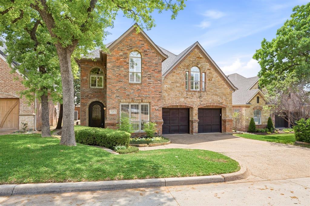 Beautiful 3-bedroom, 2.5-bath plus office home located in the gated Villas at Trophy Club. This home offers a highly convenient location with easy access to Highway 114, Fidelity, Charles Schwab, and nearby dining. Nestled on a cul-de-sac street, the home welcomes you with rich wood floors, a private office with french doors, and an elegant dining room. The kitchen features a gas cooktop, a double oven, and a nearby breakfast nook, all opening to a cozy living room with stunning built-ins on either side of the gas fireplace. The primary suite is truly a retreat, tucked at the back of the home with a spacious ensuite bath. Upstairs, you will find two bedrooms connected by a Jack-and-Jill bath, along with a versatile bonus room and a spacious game room, both offering endless possibilities. Whether you need a second living area, playroom, second home office, gym, media room, or kids’ retreat, these spaces can easily adapt to fit your lifestyle. Enjoy outdoor living on the stone patio complete with a built-in grill. This home offers flexible living spaces and an amazing location. Do not miss it!