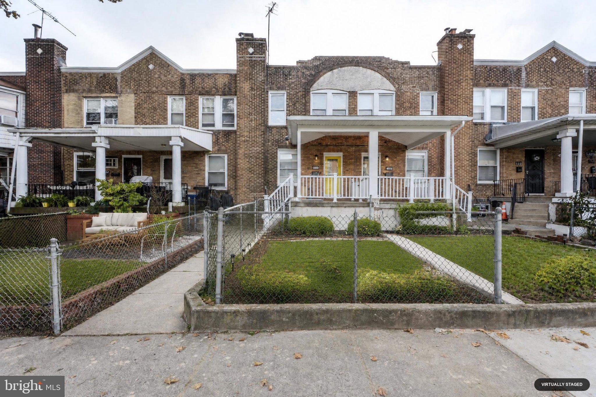 Welcome to 1148 Atwood Road, Philadelphia, PA 19151! This 4-bedroom, 2-full-bathroom home offers approximately 1,620 square feet across two levels, along with a finished basement, driveway parking, and a fenced front yard.The interior features luxury vinyl flooring, central air conditioning, gas heating, and a gas fireplace. The kitchen includes a refrigerator, stove, dishwasher, and range hood. The finished basement provides additional usable space and includes the laundry area.Recent improvements completed in June 2026 include updates to the electrical, plumbing, and HVAC systems. The flat rubber roof was also recently replaced. The primary bathroom features heated flooring and a bidet toilet for added comfort. Enjoy the front porch, fenced front yard, and convenient driveway parking.The property is served by public water through the Philadelphia Water Department, public sewer, and PECO electric service. Currently vacant and ready for its next owner, this property presents an opportunity for buyers seeking a Philadelphia home with four bedrooms, two full bathrooms, and flexible living space.Offered at $340,000. Seller concessions are negotiable. Showings are coordinated directly with the seller. Buyers are encouraged to verify square footage, property condition, permit history, taxes, and utility availability to their satisfaction.