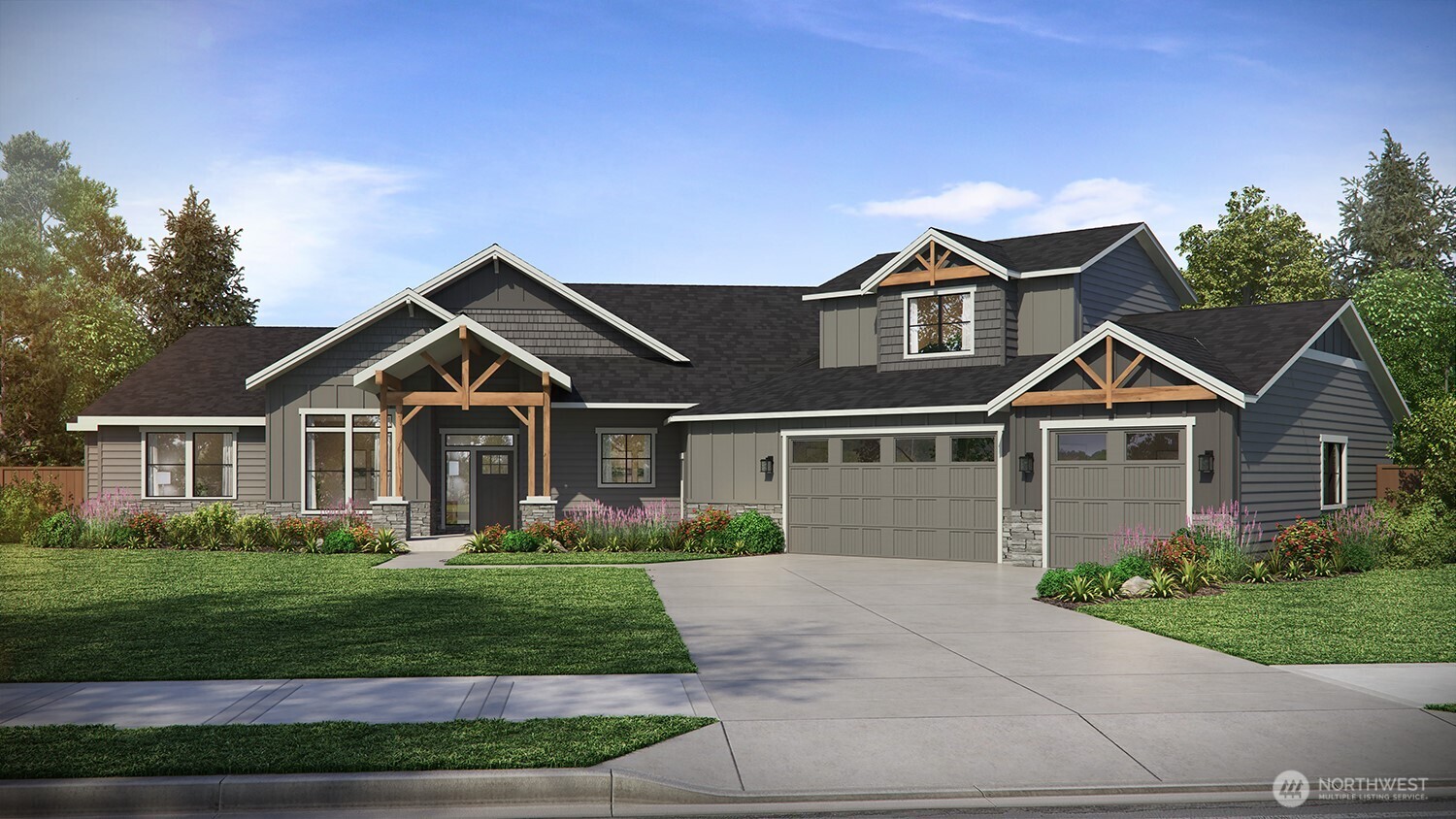HOME TO BE BUILT! Located in a Street of Dreams community, this 1-acre homesite features the sought-after PALISADE plan by GARRETTE HOMES. Designed for elegant living, this home boasts soaring 12’ ceilings, 8’ interior doors, and a stunning 12’ kitchen island perfect for entertaining. The open Great Room flows effortlessly to a covered outdoor patio for year-round indoor-outdoor living. Retreat to the main-level Primary Suite with its own private patio, spa-inspired 5-piece bath, and walk-in closet. Upstairs offers a spacious bonus room and full bath. BUYER SELECTS DESIGN OPTIONS. Photos for inspiration only. Golf course, Shopping and Entertainment nearby!