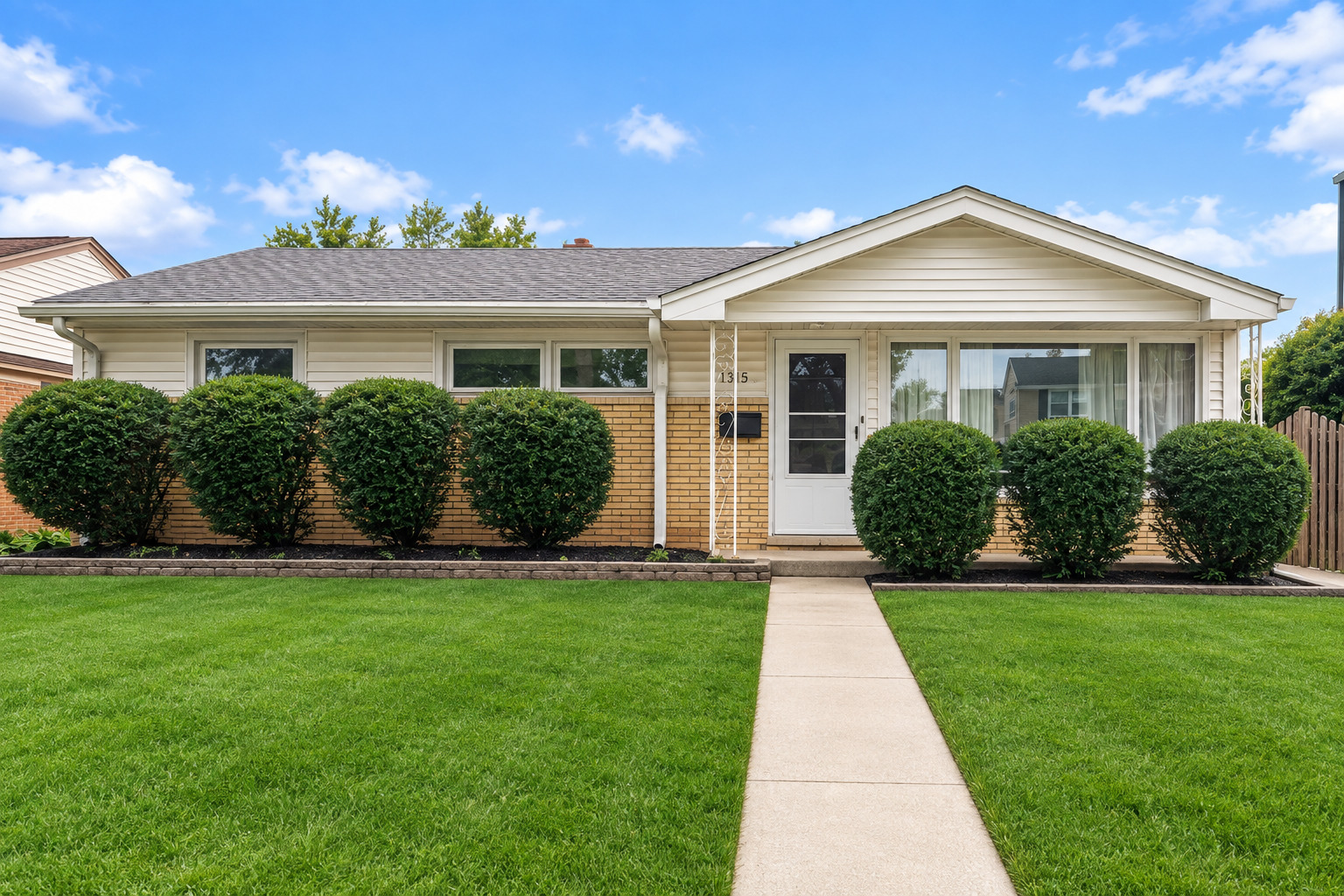 Who doesn't want a ranch with a finished basement? Hurry over before it's gone. Wonderful family memories were had for many years in this three bedroom ranch. Now here's a tremendous opportunity for new buyers to update a new home and invest in their own future and memories. Not just any 3 bed 2.1 bath ranch home. This one has a fantastic family room addition off the back. With luxury vinyl flooring, skylight, 12.5 ft. vaulted ceiling and southern exposure this addition adds so much space it's the perfect entertainment room for family and friends. A darling kitchen right off the family room with a cozy eating area and that charming vintage feel just sets the tone for this handyman piece of real estate. And don't miss the half bath off the kitchen. Keep it as a half bath or it can easily be a first floor laundry room. There's a formal living room as you enter the front door and lots of natural light streaming through the large picture window. Three very comfortable sized bedrooms and closet space complete the main living area. The lower level exudes potential, potential, potential. Partially finished it's a blank canvas for you to make it your own. There's a workroom all set for the tools you want to make those updates. Enjoy a huge recreation room area, an office, and a finished storage room. The backyard is delightful. Fully fenced with plenty of grassy area and a separate patio for your backyard picnic table. There's a shed for extra storage and a fantastic two car garage. This ranch home needs your finishing touches and here's the opportunity. Such a charming and comfortable layout that just needs to be updated to fits your needs today. An adorable ranch, with a great family room and a partially finished basement in such a convenient, desirable location is hard to find. Family selling As Is-estate sale. Easy access to O'Hare, the Metra to the city, easy highway access, and a downtown with plenty of shopping, restaurants and parks. Enjoy golf? Don't miss Lake Opeka Park with an Par 3 18 hole golf course. An absolutely amazing park. Lots of BBQs and great open space for picnic. A big lawn for open play, a children's playground, volleyball fields with sand and so much more. Don't miss everything this home and town has to offer. Come and make it yours. Welcome home!