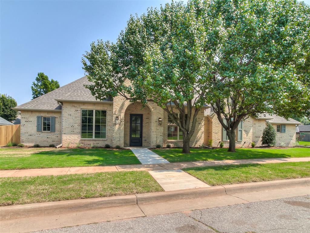 Wonderful Opportunity for a NEW CONSTRUCTION home in BRASSWOOD! Great location for an active lifestyle, close to Kilpatrick, shopping, dining, Costco/Chisholm Creek area! This Designer home offers 3 Beds, 2.5 Baths, Plus Study and Dining. Open floorplan with large Pella windows and tons of natural light. Light wood floors throughout and neutral colors. Kitchen has large island, walk-in pantry, coffee bar, Stainless Steel Kitchen Aid Appliances and is overlooking large living room with a wonder fireplace and builtins.  Primary Suite with stunning bathroom and HUGE walk-in closet. Other bedrooms are spacious with walk in closets. Designer touches throughout home: Lighting, Hardware, Tile, and paint colors!! Tons of storage throughout. Large 3 car garage with storm shelter and door leading to back yard. Neighborhood has active HOA with FANTASTIC Pool/Park and The BEST 4th of July Party in Edmond!! OKC utilities, Edmond Schools right across the street from Brasswood- Elementary and Middle School. This house is definitely a SHOW STOPPER and a Must See!!