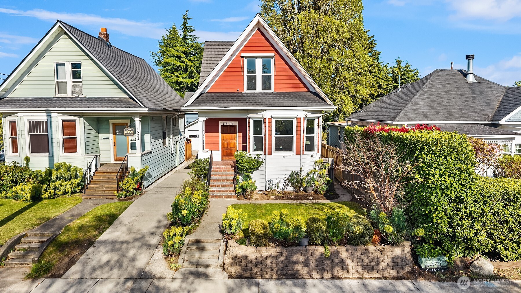 Centrally located Capitol Hill with easy access to the Central District, this stately 1905 home blends timeless character with everyday functionality. Original trim and classic details highlight the home’s charm, while fresh interior paint gives it a clean, updated feel. Light-filled living room flows into an updated kitchen with a walk-in pantry. Main level includes 1 bedroom and a full bath, with 3 additional bedrooms upstairs. Unfinished basement offers storage and future finished potential. The quiet backyard creates a peaceful in-city retreat. Easy access to downtown, I-5, and tons of local amenities.