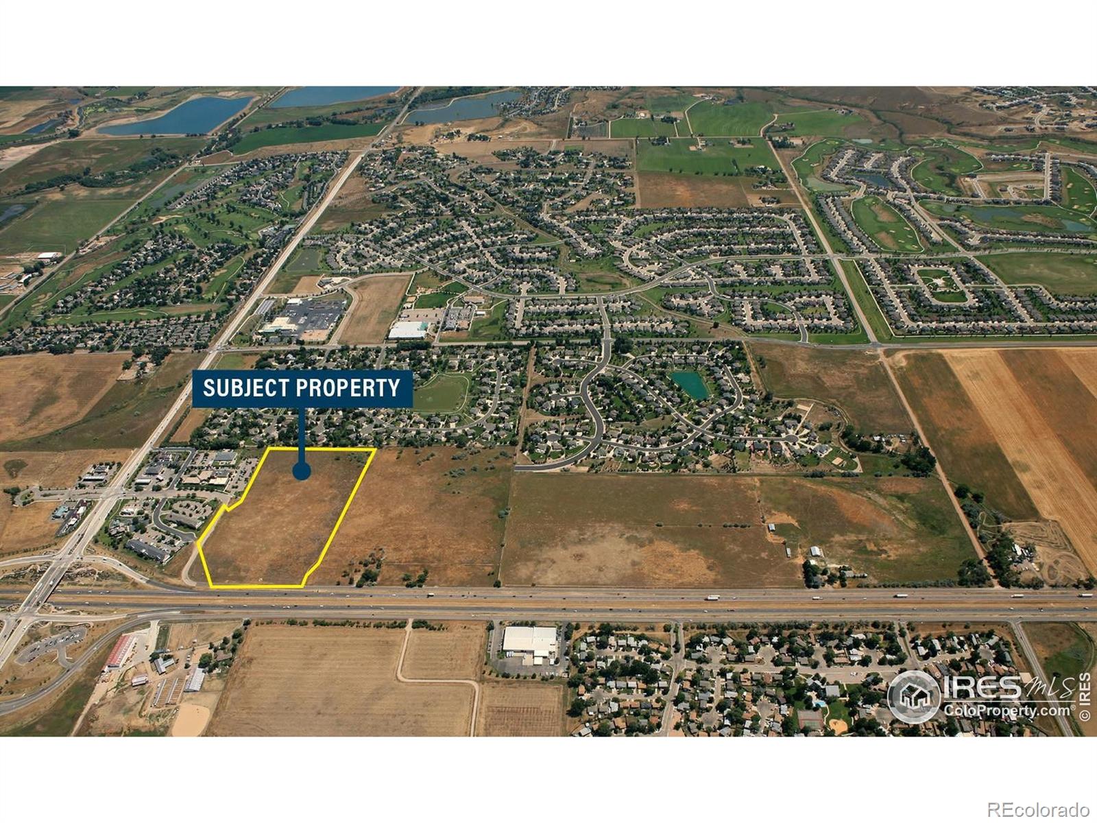 Development opportunity located in the heart of rapidly expanding Northern Colorado. Consisting of 21.3155 Acres, more or less. This Property offers Interstate-25 Frontage, high traffic counts, and great exposure. NOTE: A change of zoning will be needed for any new development.