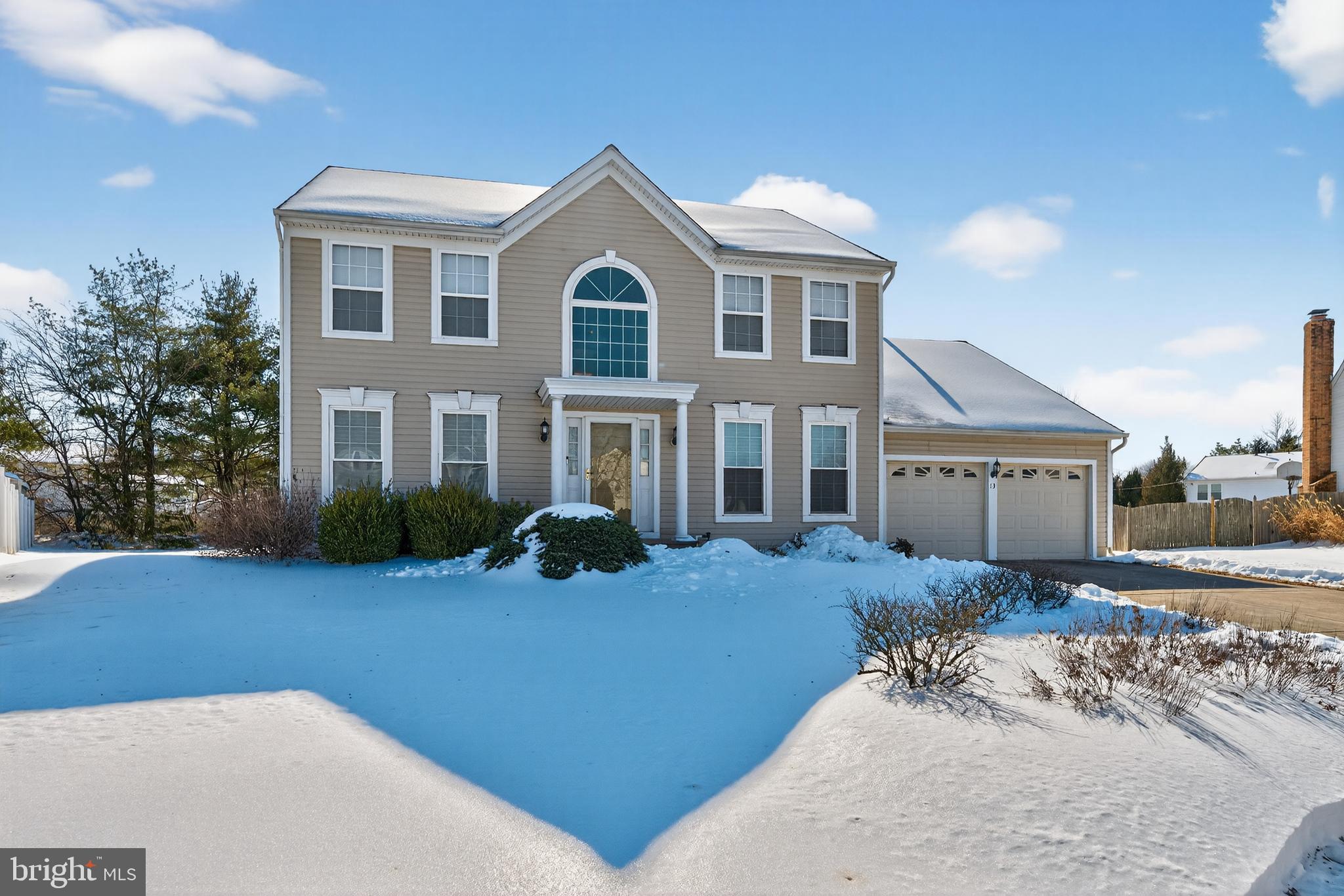 Welcome to one of the larger models (2622 sf) in sought after Stonebridge Run community, proudly maintained by the original owners.  This home features expansive rooms throughout with a thoughtful layout which adds the perfect blend of elegance, comfort, and natural serenity.  Highlights include a dramatic two story foyer with ceramic tile and an alarm system, a private office, and a formal living room and dining room separated by architectural columns.  The kitchen has been upgraded with granite transformation countertops, tile backsplash, and easy clean flooring.  The family room boasts a cathedral ceiling and sliding doors to a 12x17 enclosed rear porch with a stamped concrete floor and two ceiling fans, great for entertaining on those relaxing summer nights, or you can just sit out on the open patio. The upper level offers four spacious bedrooms and two full baths.  Additional features include a dry basement with a french drain and sump pump, and a  newly installed heater (two months old).  Let's not forget the two car garage where the owners actually park their cars!  Situated on a premium lot and offered  "as is" in good condition.