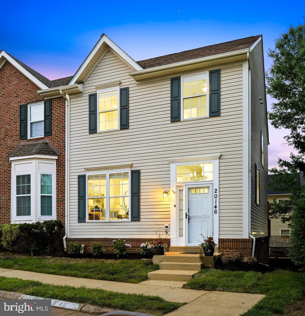Welcome to 20146 Bar Harbor Terrace, a thoughtfully renovated townhome in Ashburn's University Center community offering four bedrooms, three and a half baths, and a floor plan defined by its exceptional versatility.The main level unfolds into an open, light-filled layout where spacious living and dining areas flow naturally into the updated kitchen. Freshly painted cabinetry, granite countertops, stainless steel appliances, and recessed lighting combine with luxury vinyl plank flooring to create a polished, cohesive space that reflects the extensive improvements completed throughout the home.Upstairs, the primary suite features a walk-in closet and a spa-inspired bath with dual vanities, soaking tub, and separate shower. Two additional bedrooms and a conveniently located bedroom-level laundry complete the upper floor — keeping daily routines practical and efficient.The walk-out lower level is a standout feature, offering a private entrance, den, kitchenette, full bath, and dedicated laundry — a self-contained arrangement ideally suited for extended family, long-term guests, a home office, or any number of evolving household needs.Recent updates include a new roof (2020), luxury vinyl plank flooring (2022), oak hardwood stairs (2022), granite countertops (2022), recessed lighting and fixtures (2022), freshly painted kitchen cabinetry (2026), new carpet (2026), fresh interior paint (2026), a freshly stained balcony (2026), updated bathroom mirrors and lighting (2026), and a new water heater (2026).Situated moments from One Loudoun's dining, shopping, entertainment, and community events, with easy access to Route 7, Route 28, the Dulles Toll Road, Dulles International Airport, and the Silver Line Metro corridor. Two assigned parking spaces and ample guest parking complete the package — a home that delivers location, flexibility, and value in one of Ashburn's most sought-after communities.