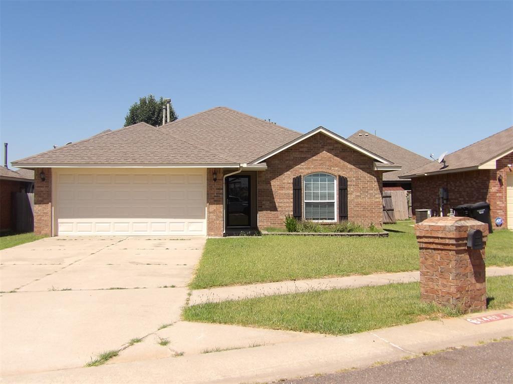 Come see this newer home in Moore just a couple of blocks from Broadmoore Elementary and a couple of miles from an abundance shopping and dining you could need. You'll love all the nice finishes and comfort this place has to offer. It features a spacious living room with a fireplace. There is a breakfast bar in the kitchen plus a separate dining area. The primary bathroom has linen storage plus jack and jill closets. The attached garage has an in-ground storm shelter, there are ceiling fans throughout, and the back yard has a privacy fence.