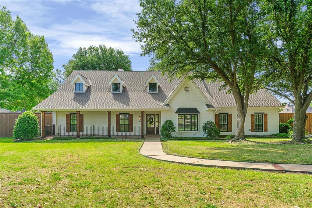 Tucked away on a quiet cul de sac in the heart of Colleyville, 3511 Woodcrest Court presents a rare opportunity to own a fully reimagined, move-in ready home with over $150,000 in recent renovations. Every inch of this property has been thoughtfully updated to blend modern comfort, efficiency, and timeless design.From the moment you arrive, the home’s refreshed exterior makes a strong impression with new paint, all new energy-efficient windows, updated exterior doors, and both wood and iron fencing creating a private, polished setting. Inside, the transformation continues with new flooring throughout, fresh interior paint, updated door hardware, and designer lighting that elevate the overall aesthetic.The kitchen and living spaces shine with custom-built cabinetry and quartz countertops carried throughout the home, offering both beauty and functionality. Plantation shutters add a refined touch while enhancing natural light and privacy.The primary suite has been completely remodeled to create a spa-like retreat, featuring a new shower with updated flooring, a new soaking tub, new toilets, and upgraded closet doors. Additional improvements include tile work in the guest bathroom and consistent finish upgrades throughout the home.Major system upgrades provide peace of mind, including a new HVAC system and furnace, ensuring comfort and energy efficiency for years to come.This home stands apart in today’s market; offering buyers the rare advantage of a fully updated property where the heavy lifting has already been done. With its prime location, extensive renovations, and turnkey condition, that delivers both immediate livability and long-term value in one of Colleyville’s most sought-after areas.Please see update list in TD along with SD, survey and T47.1.