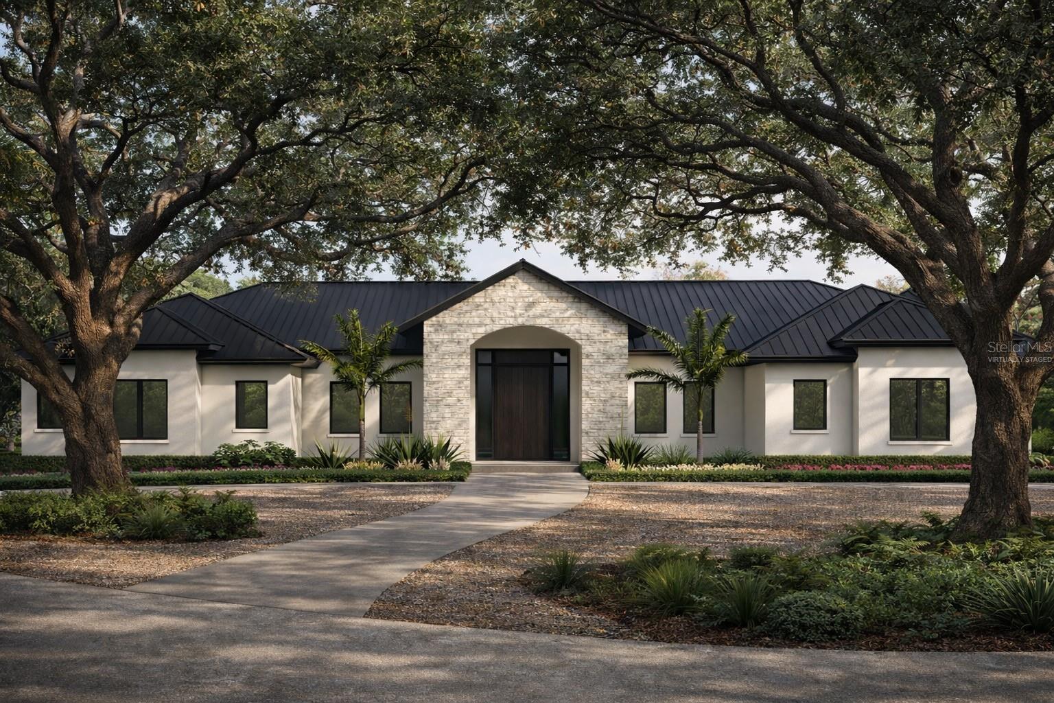 One or more photo(s) has been virtually staged. Currently undergoing a complete luxury transformation by MRCELA Custom Homes, this Lake Nona estate is being reimagined into a residence that lives like new construction, with an anticipated completion date of June 2026. Thoughtfully redesigned from the ground up, the home will feature a striking modern façade with a charcoal standing-seam metal roof, refined limestone accents, updated windows, and elevated architectural details that significantly enhance curb appeal.The expanded floor plan offers approximately 4,400 square feet of refined living space, including a completely reconfigured interior and an enlarged kitchen that opens seamlessly to the main living area for a bright, modern flow. Every finish throughout the home has been curated to reflect new-build quality, with premium materials, luxury appointments, and a sophisticated design aesthetic that elevates every room.The outdoor environment is equally impressive, highlighted by a new resort-style pool and integrated spa, redesigned hardscaping, and clean contemporary landscaping that complements the home’s modern architecture. Once completed, this fully modernized estate will stand as a rare offering within the prestigious Lake Nona Golf & Country Club—showcasing timeless Florida living with the craftsmanship and design excellence of MRCELA Custom Homes.