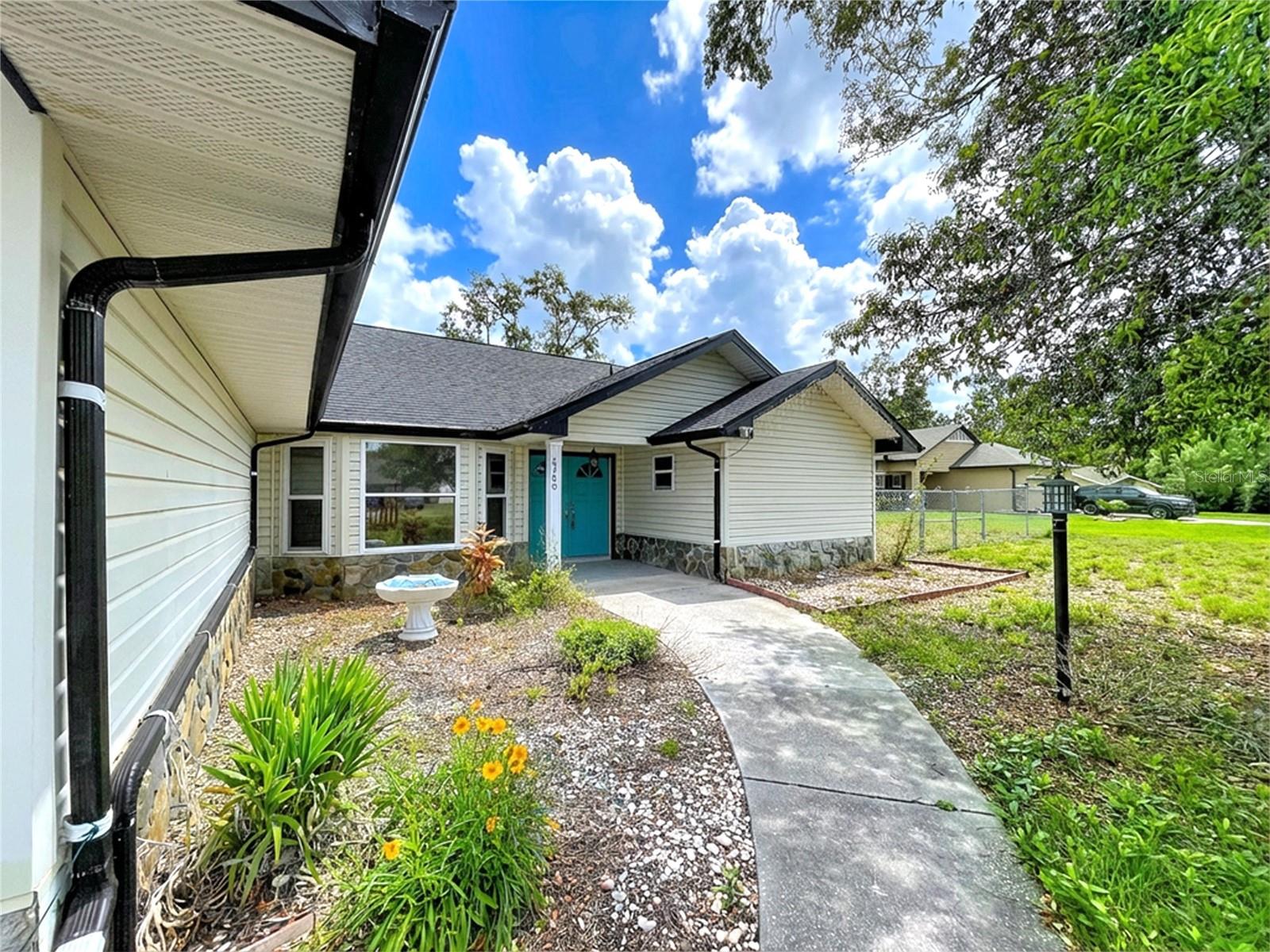 One or more photo(s) has been virtually staged. Welcome to this updated 3-bedroom, 2.5-bath home with over 2,300 sq ft and a 3-car garage, set on a corner lot with over half an acre. Vaulted ceilings and a bright, open layout with formal living and dining areas plus a family room with a fireplace.The home has been recently renovated with a brand new kitchen featuring granite countertops and updated finishes, along with new flooring throughout the rooms and fresh interior paint. The roof was also replaced in 2025, giving added peace of mind.Out back, the fenced yard offers plenty of space to enjoy, complete with a pergola, shed, and paver patio. A bonus flex room opens to the outdoor area, making it a great option for a home office, gym, or extra living space.No HOA and conveniently located near shopping, dining, and the parkway.