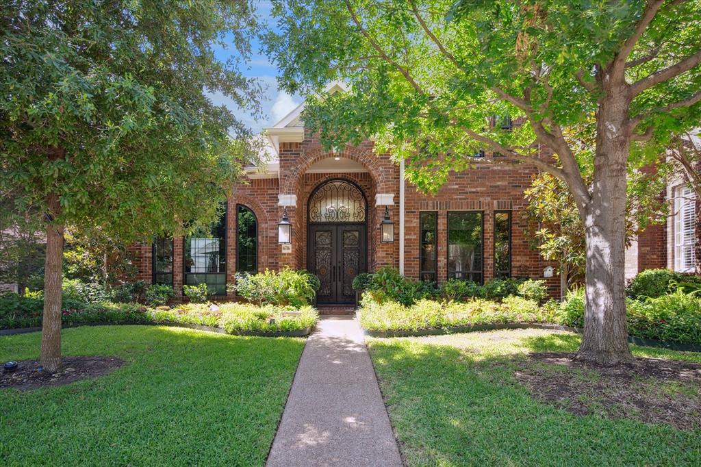 Nestled on a quiet cul-de-sac in The Hills at Prestonwood golf community, this home exudes elegance & class.  Recently installed Enviroseal NXT energy efficient windows throughout the home. Enter through exquisite double iron doors, providing enhanced security & superior durability. Wood floors on first floor, chef's kitchen with quartz countertops, 6-burner gas cooktop, KitchenaAid appliances, walk-in pantry and more!  Soaring ceilings  with two Living Areas and two Fireplaces down. HVAC systems replaced (2025, 2017).  Primary suite with updated ensuite bath  - oversized shower with multiple shower heads & bench, plumbed for free-standing tub.  Spacious walk-in closet. Outdoor patio opens to large pool size backyard. This home is a mix of traditional and transitional with great potential to blend modern design elements to create a timeless aesthetic. 
See all features & updates in docs.