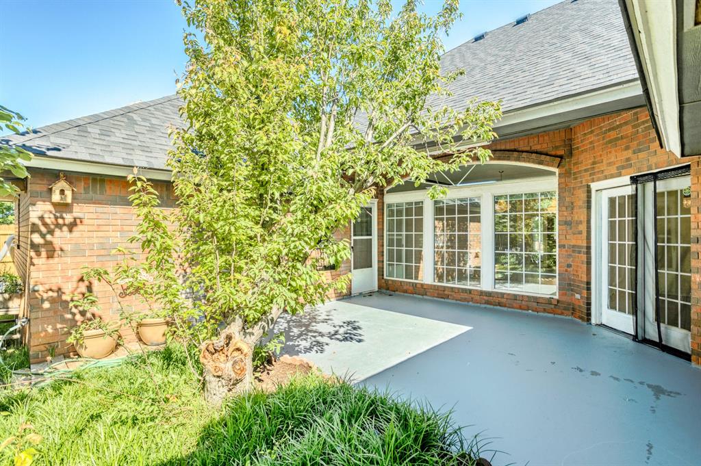 Welcome to 2804 NW 158th St, Edmond, OK!
Beautifully maintained and move-in ready, this 3-bedroom, 2-bath home offers an open layout with high ceilings, natural light, and a cozy fireplace. The updated kitchen features granite countertops, modern tile, and a new stainless steel sink and faucet (2024). Major upgrades include a new roof and complete plumbing renewal in 2024, giving you peace of mind for years to come. Enjoy a spacious primary suite with a walk-in shower and hot tub, plus a private backyard with an open patio—perfect for relaxing or entertaining. Located minutes from top Edmond schools, shopping, and easy highway access.

Lovingly cared for by the homeowner–realtor, this home is ready for you!