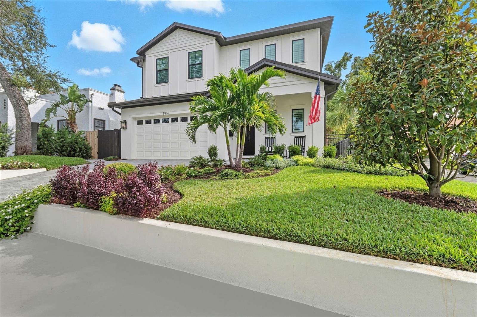 Step inside this newly completed Palma Ceia Park residence and you’ll feel the story of modern South Tampa living unfold around you. Built in 2024 and elevated with thoughtful upgrades beyond the ordinary, this five-bedroom, three-and-a-half-bath retreat weaves sophistication and comfort into every corner.

The heart of the home is its chef’s kitchen, where a striking three-inch-thick island invites friends to gather and conversations to linger. Café appliances, a seamless panel-front refrigerator, and a wine fridge tucked beside a dining room dry bar set the stage for evenings filled with laughter and effortless entertaining. Overhead, the pot filler makes even weeknight meals a luxury, while a glowing gas fireplace in the living room brings warmth and charm to the backdrop of daily life.

Just beyond the living space, walls of glass slide open to reveal a backyard sanctuary. Here, a screened salt water pool equipped with an "Endless Pool" offers both invigorating exercise and tranquil relaxation. The outdoor kitchen and turfed yard encourage weekends spent under the Florida sun, while the stackable glass doors dissolve the boundary between inside and out. Every detail is designed with ease in mind, from the safety of a pool fence to the rare convenience of a true two-car garage with generous storage for SUVs and more.

Upstairs, the expansive primary suite becomes a private haven. The spa-inspired bathroom, with its double vanities, invites slow mornings, while custom built-in closets keep life beautifully organized. Practical upgrades are woven throughout, spray-foam insulation between floors for quiet and comfort, two variable-speed AC units for efficiency, and purposeful storage solutions that make living here as easy as it is elegant.

And beyond the home, the neighborhood completes the story. Just a short distance away, CAMP and other South Tampa favorites like Bayshore Blvd are waiting to be explored. Iconic restaurants, boutiques, and gathering spots bring the city’s vibrant culture to your doorstep.

This isn’t simply a house, it is a canvas for a life well lived, where design, convenience, and location converge in one of Tampa’s most coveted communities.