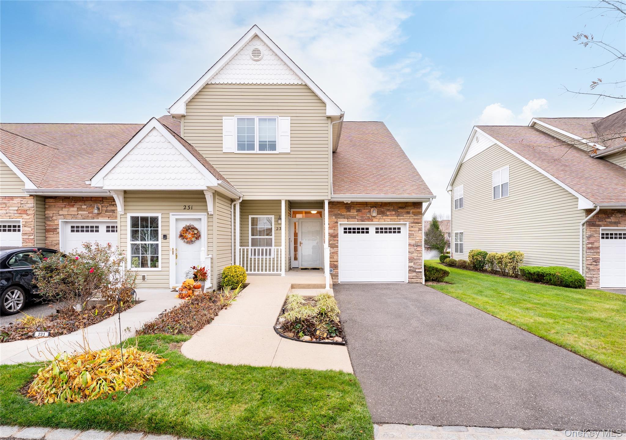 HERE IS THE ONE YOU HAVE BEEN WAITING FOR! Introducing 230 Ira Road located in PLYMOUTH ESTATES a Highly Sought After Community with 24 Hour Gated Security and Lots of Amenities. Step inside and enjoy your beautiful POND VIEW. This is the Dorchester Model  with a spacious  Open Layout, perfectly situated as an END UNIT. The Kitchen has Stainless Steel Appliances, Granite Counters and Upgraded Cabinets. The Great Room has a Gas Fireplace for those Cold Winter Days. Your Primary Bedroom has a Bay Window, Walk-in-Closet and a Primary Bath with Both a Tub and Shower. There is also a Guest Bedroom & Bath. An added bonus is a Full Finished Basement and a 1 Car Garage. Outside you will find an extended brick patio and a covered deck perfect for outdoor dining or simply relaxing while taking in your peaceful view. Plymouth Estates includes for your enjoyment - A Heated Pool, Clubhouse, Pickleball, Bocce, Shuffleboard, Putting Green - Ready for you to call THIS HOME - Available for IMMEDIATE OCCUPANCY! Schedule a Showing.