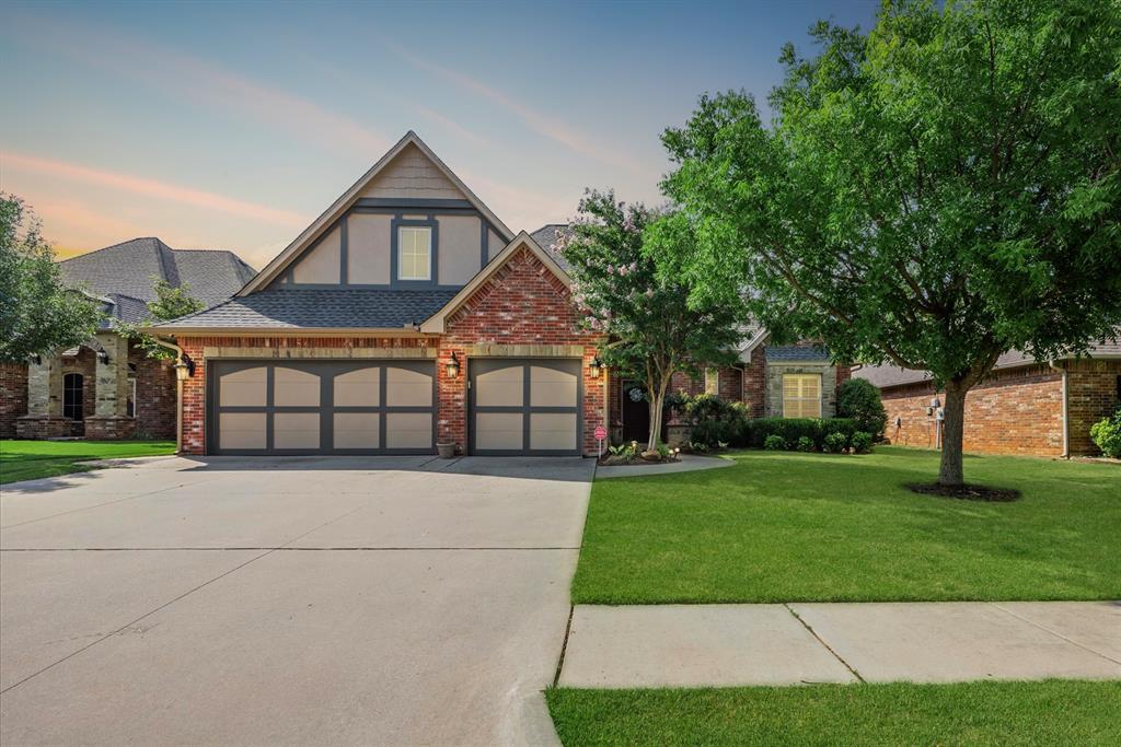 New Roof! Welcome to your dream home in the prestigious Regency Pointe community in Edmond! This stunning residence offers an expansive open-concept layout designed for both everyday comfort and effortless entertaining. The spacious living room flows seamlessly into a chef-inspired kitchen featuring a large center island, stainless steel appliances—including a gas range—and an oversized built-in pantry. Whether hosting guests or enjoying a quiet evening, this kitchen is truly the heart of the home. Soaring ceilings, wood flooring, and a cozy fireplace add warmth and charm, while the backyard fireplace creates a serene view through large windows. Just off the entry, a dedicated study with vaulted ceilings provides the perfect work-from-home space, and the upstairs bonus room—with a half bath—offers flexible use as a media room, guest suite, or playroom. The generously sized primary suite is a true retreat, complete with amazing bathroom -  dual vanities, a linen cabinet, jetted tub, walk-in tiled shower, large boutique style closet, and private access to the outdoor patio. Upstairs, a fourth bedroom or flex room provides even more options. Additional highlights include a stylish utility room, in-ground storm large shelter, plantation shutters, and a new roof installed in 2025. Step outside to your enchanting outdoor living space featuring a covered patio and fireplace—ideal for year-round enjoyment. Regency Pointe also offers resort-style amenities including a community pool and scenic pond. Whether you’re seeking a peaceful escape or the perfect home to gather with loved ones, this one truly has it all. Private showings now available—welcome home.