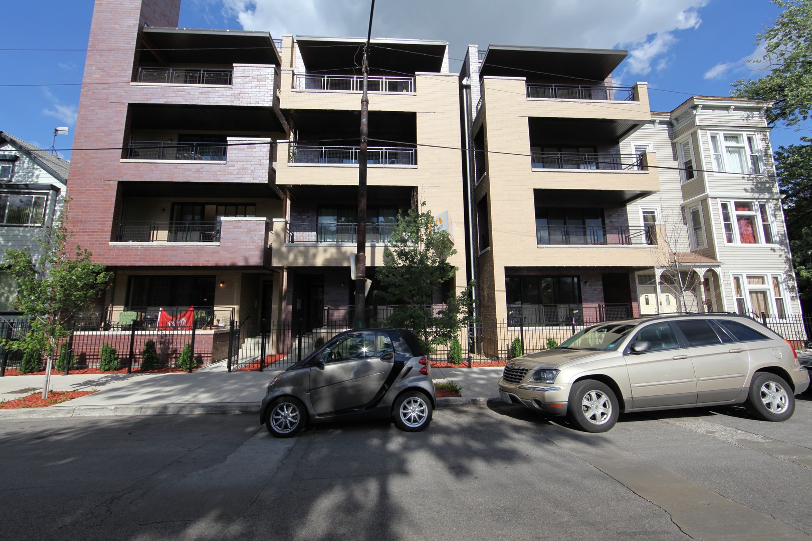 *LOGAN SQUARE- 3 BED/2 BATH        *BUILDING AMENITIES: 1 parking spot included, intercom. Water, trash/recycling, snow removal included. Tenant pays electric, gas, cable/internet.         *APARTMENT AMENITIES: Stainless steel appliances, Granite counter tops, Gas fireplace, 2 Balcony/Outdoor spaces , modern floors, Walk in closets, In unit washer/dryer.     *Beautifully designed large open floor plan with contemporary finishes. A spacious living area with a beautiful gas fireplace.  The kitchen features a granite island and countertops with plenty of cabinet space.  The master bedroom showcases a large closet with custom built organizers, perfect for any size wardrobe. Master bathroom has a dual vanity and luxurious spa quality shower. The second and third bedroom is spacious and has a closet with organizers built in. The guest bathroom includes a tub and shower. Lastly, there are modern floors throughout, complimented by many windows which allows for ample sunlight with a balcony ideal for outdoor relaxing.    *Unit is close to Logan Square restaurants (90 Miles, Parsons Chicken, Revolution Brewery), coffee shops etc. Easy 90/94 highway access. Unit is close to public transportation- CTA(California Blue line), and 606 walking trial.     *Designated Managing Broker is related to the owner. Photos shown are of a different unit in the building with same level of finishes.