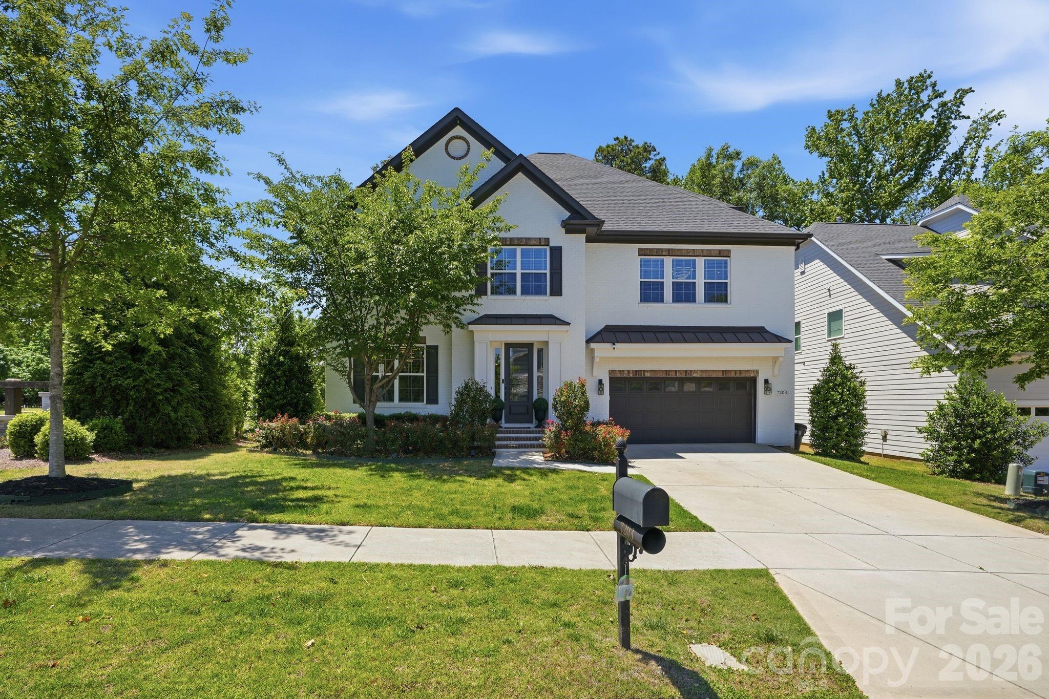 Built by the Builder of Charlotte's 2026 HGTV Dream Home — Then Taken Further.Knotts Builders set the standard. The original owners raised it. This stunning 5-bedroom, 5-bath former model home sits in the heart of Ballantyne — one of Charlotte's most coveted master-planned communities — and delivers a polished level of finish, function, and lifestyle.At 4,358 square feet, every room has a purpose. A dedicated home office. A kids' bonus room. A separate family bonus room with a full bathroom. A four-season sunroom with fireplace that flows to a private deck. And five bedrooms with one on the main level that give growing families and out-of-town guests exactly the space they need — without compromise. The custom cabinetry and built-ins woven throughout reveal themselves room by room — this home was finished, not just built. The chef's kitchen sets a tone. A gas cooktop, Fotile professional hood, steamer oven, and leathered and honed granite countertops create a space that performs as beautifully as it looks. Whether you're cooking for two or entertaining twelve, this kitchen earns a visit in person.Whole-home light automation, tinted windows, and a built-in EV charger reflect the way today's professional families actually live. The crawl space has been encapsulated with closed-cell spray foam with a dehumidifier, and gutter guards have been added.  This isn't a home that needs updating — it's a home that's already ahead.Walking distance to Hawk Ridge Elementary and the Ballantyne YMCA. Minutes to the Bowl at Ballantyne, Ballantyne Resort, top-rated dining, and the Blakeney shopping corridor. A 25-minute commute to Uptown Charlotte puts Bank of America, Truist, Duke Energy, and Charlotte's financial core well within reach.Some homes check boxes. This one raises the bar.