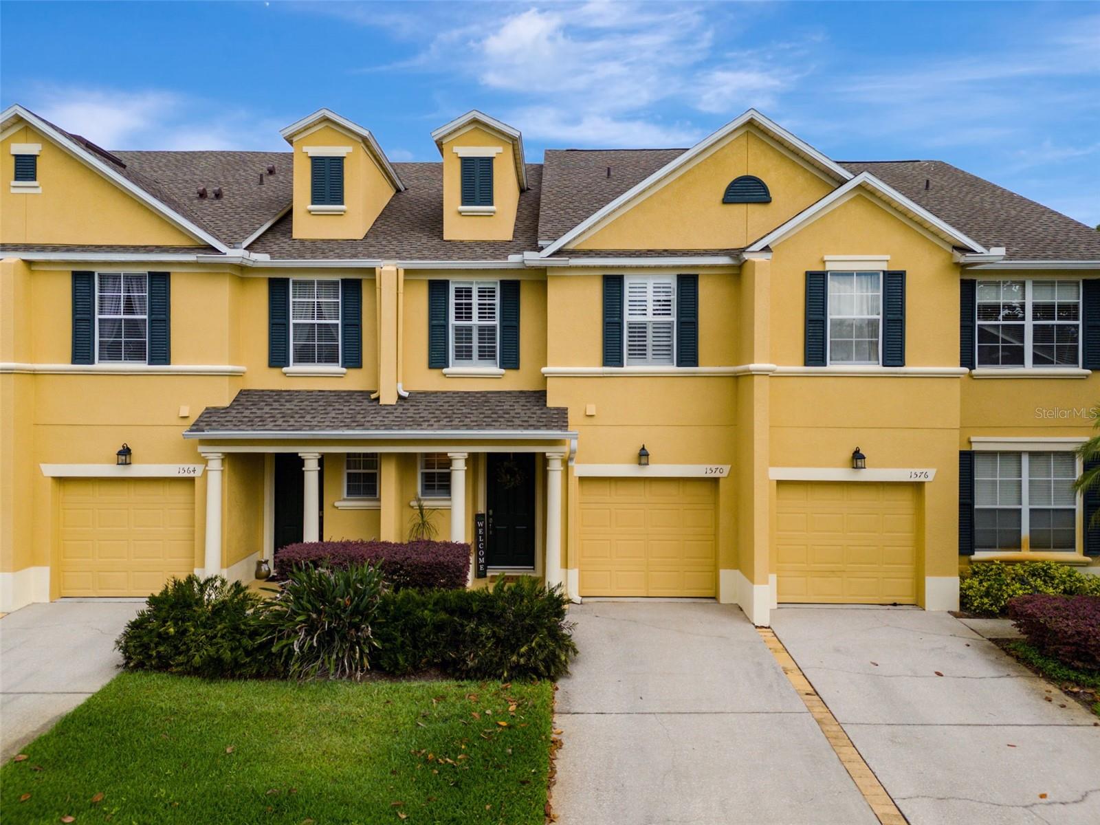**Deer Run Dazzler** HUGE PRICE REDUCTION + LOW HOA! Built in 2006, this is one of the newest townhome communities in Casselberry. This 3 bed, 2 1/2 bath unit with one-car garage has been well-maintained and has, not one, but 2 screened in lanai areas (both first and second floor) with a scenic view, extended paver patio area and no rear neighbors. The first floor features upgraded luxury vinyl wood flooring (2022). The Kitchen includes 42" cabinets with crown molding, solid surface counters, upgraded stainless steel appliances (2023), a corner pantry with custom built-in shelving, and a breakfast bar for additional seating. High ceilings with crown molding add to the spacious feel of this unit. Upstairs you will find the master bedroom with a large walk-in closet and master bathroom with walk-in shower, dual sinks and linen closet. The laundry room is conveniently located upstairs with a newer washer/dryer (2023). You'll also find the additional 2 bedrooms, bathroom and storage closet upstairs. Other notable features include upgraded bamboo wood flooring on the stairs and throughout the second level (2023), ceiling fans in every room, plantation shutters on every window, storage cabinets in the master bedroom closet, BRAND NEW Water Heater (2025), newer roof (2021), newer HVAC system (2019) and plenty of guest parking across the unit and in the community. Seminole County purchased the former Deer Run Golf Course and will develop the property into a park over the next several years, which includes renovation of the clubhouse into a community center. Sure to be a great addition to the Deer Run community!