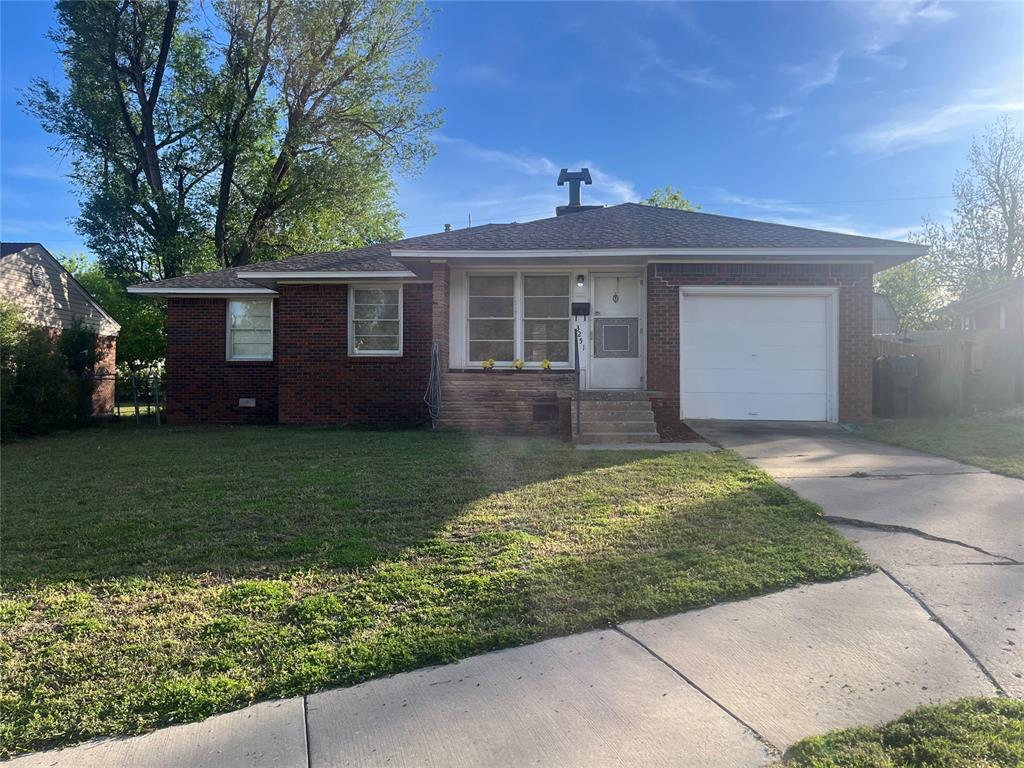 Well maintained brick 2 bed home in a wonderful location.  New interior paint, kitchen flooring and beautiful refinished hardwood floors throughout.  Home features a spacious living room with a handsome double sided fireplace.  There is also a dining room that leads into the kitchen. The kitchen has lots of cabinets, pantry and washer dryer hookups.  Both bedrooms are good size with ample closet space. New side garage door on the attached garage.  Nice big backyard.  Must see this attractive home!