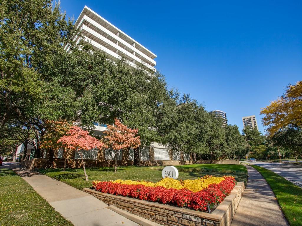 The Gold Crest Condominiums, designed by renowned architect George Dahl in the 1960's, are one of the true treasures of luxury living along Turtle Creek. Apartment 404 presents an extremely unique and iconic opportunity at the Gold Crest. Significantly larger than most in the building -- or in other comparable buildings -- this home has been expanded to include 403, 404 and 405 providing over 5,100 interior square feet and 1,400 square feet of wraparound terraces, with floor-to-ceiling windows offering spectacular Turtle Creek and Downtown views. The space could also be easily split into 2 smaller condos, if preferred, with approximately 2,000 and 3,000 square feet.  The time has come for the next owner to embrace the authentic mid-century modern style carried throughout this timeless retreat or reimagine and reproportion the generous spaces to embrace a new chapter. With the Gold Crest’s distinctive, long-standing appeal, it’s rare to find a condominium this special.Additional attributes include four assigned parking spaces (#18, #79, #80, and #96) and a spacious storage unit (#11). Located just minutes from Highland Park Village, Knox Henderson, the Katy Trail, and the Dallas Arts District, the Gold Crest offers an enduring and elegant lifestyle with all the modern amenities of 24-hour concierge and security, updated fitness facilities, resort-style swimming pool, and guest suite accommodations. Homes in the Gold Crest are rarely available, for good reason. Don’t miss this chance to customize your dream home in the Gold Crest on Turtle Creek!