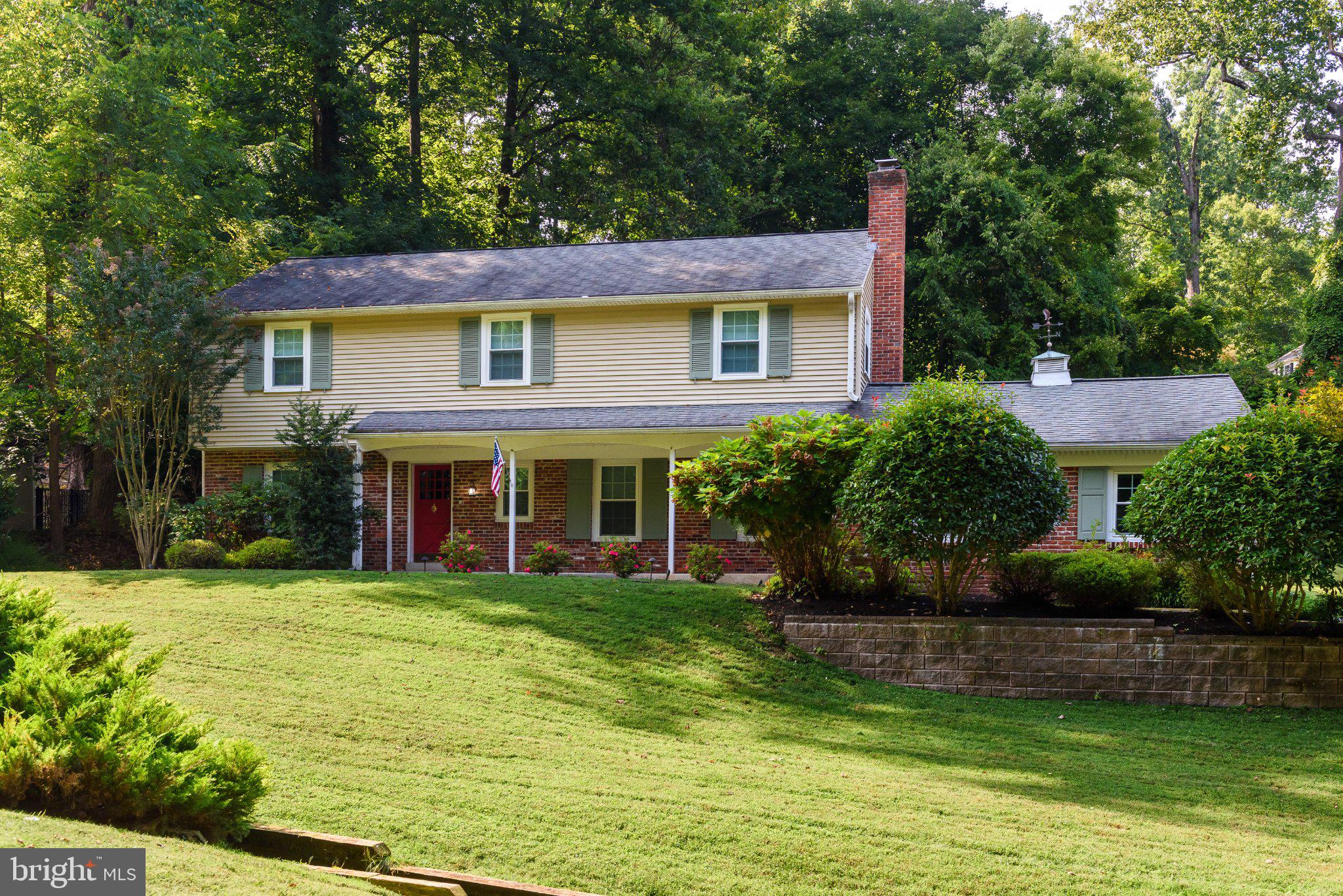 Welcome to 265 Vincent Road, a well-built, classic center hall Colonial located in the coveted Valley Hills neighborhood of Paoli. Located in the top-ranked Tredyffrin-Easttown School District, this is a wonderful opportunity to own a spacious single-family home in a prime location, set in one of the quietest sections of the community. The center entrance hall, highlighted by Old World brick flooring and a turned staircase, opens to a massive living room on the left and a wonderful family room on the right. The family room features a wood-burning fireplace with a brick hearth and brick surround, flanked by built-in bookshelves and cubbies. The heart of the home is the spacious eat-in kitchen, offering plenty of cabinet and counter space, tremendous pantry space, a center island, stainless steel appliances, and a doorway leading to a fabulous three-season sunroom. With a vaulted ceiling, skylight, and ceiling fan, the sunroom is a terrific extension of the home’s living space. Doors on either side lead to wonderful patios, providing the ideal settings for relaxing, entertaining, and grilling. A full formal dining room, perfectly situated between the kitchen and living room, is the ideal setting for family gatherings and holiday celebrations. A tiled laundry room/mudroom with a powder room provides a convenient transition between the main living area and the two-car garage. A second door leads to a side patio and the driveway. Upstairs, you’ll find the owner’s suite with a large walk-in closet and its own private tiled bathroom featuring a tiled double vanity and tile flooring. Three additional generously sized bedrooms are serviced by a centrally located tiled hall bathroom, also featuring a tiled double vanity and tile flooring. The unfinished lower level offers tremendous storage and endless possibilities. Hardwood floors, generous room sizes, ceiling fans throughout, mature plantings, a deep rear yard, a two-car garage, and much more all come together to make 265 Vincent Road a very special place to call home. The location is truly exceptional. Enjoy the open space and trails of the 75-acre Airdrie Forest Preserve, while being just two minutes from the Paoli Train Station and close to the shops and restaurants of the Main Line, Valley Forge National Historical Park, and Wilson Farm Park. This is the one you’ve been waiting for. Welcome home!