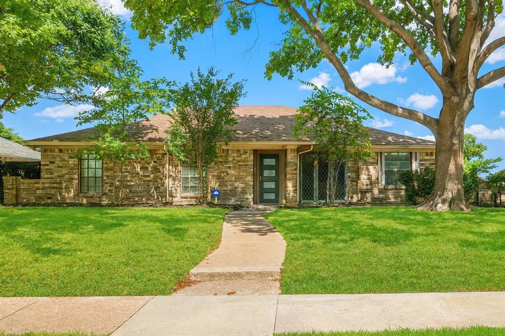 *USE OUR PREFERRED LENDER AND GET 1% CREDIT UP TO $8,000 BACK.* Welcome To Your Spectacular Single-Story Sanctuary! Tucked Away On A Desirable Corner Lot, This Gorgeously Updated And Meticulously Maintained Home Offers The Perfect Blend Of Modern Luxury And Timeless Charm. Step Inside To An Open, Light-Filled Floor Plan Where Beautiful Light-Colored Wood Floors Seamlessly Merge Contemporary Style With Traditional Warmth. Imagine Cozy Evenings By The Warm Brick Fireplace In The Formal Living Room, Which Flows Effortlessly Into The Family Room, Highlighted By A Vaulted Ceiling And A Wall Of Windows Offering Breathtaking Views Of Your Backyard Oasis. The Gourmet Kitchen Is A Showstopper, Featuring Gleaming White Cabinets, Exquisite Granite Counters, A Gas Cooktop, And Double Ovens, A True Chef's Delight! Retreat To The Spacious Primary Suite, Your Private Haven, Boasting Dual Sinks, A Luxurious Garden Tub, A Separate Shower, And Two Walk-In Closets. Beyond The Walls, Your Dream Backyard Awaits With A Sparkling Pool And Spa, An Extended Patio Ready For Your Ultimate Outdoor Kitchen, And Plenty Of Grass For Play. A Charming Sunlit Atrium And Dedicated Home Office Complete This Perfect Package. Conveniently Located Near 75 And 190, You'll Enjoy Effortless Access To The Best Shopping And Dining In Plano, Richardson, And Cityline. All Cast Iron Pipes Recently Replaced with PVC. HVAC 2021, Water Heater 2023