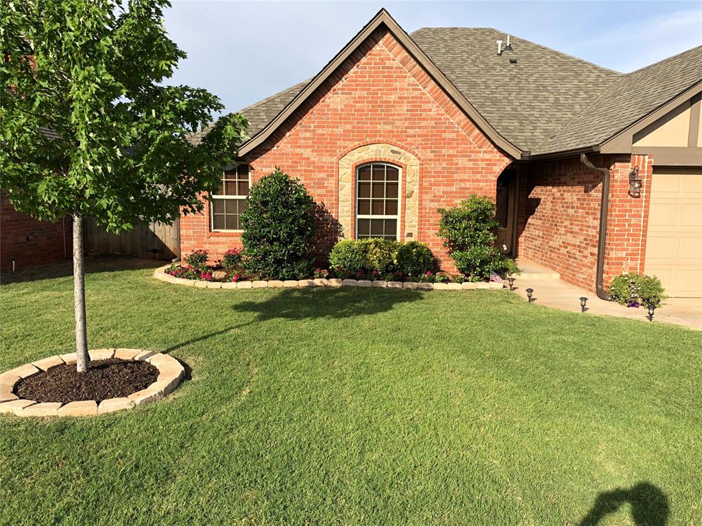 LOCATION & LIFESTYLE!!!!! CHARMING 3bed, 2bath home in THE GROVE and DEER CREEK SCHOOLS!!!!!  Great neighborhood with Great Amenities including 2 Pools, 2 Rec Facilities, Playgrounds, Parks etc.  Easy access to Hefner Parkway and just minutes to EVERYTHING!!!!  ALL THE EXTRAS you could hope for: Outdoor Storage Bldg, Refrigerator, Gas Stove, Washer/Dryer, Outdoor TV, Surround Sound, Security Cameras & Doorbell, Insulated Garage Door, Storm Shelter, Sprinkler System & MORE!!!! Step into the backyard OASIS just perfect for family time or to entertain friends.  No expense was spared on the GORGEOUS OUTDOOR KITCHEN & PERGOLA!!!!! YOU HAVE TO SEE THIS ONE!!!!!  PERFECT time of the year to move and get settled in to make this your HOME FOR THE HOLIDAYS!!!!! Call and Schedule Your Private Showing Today!!!!!