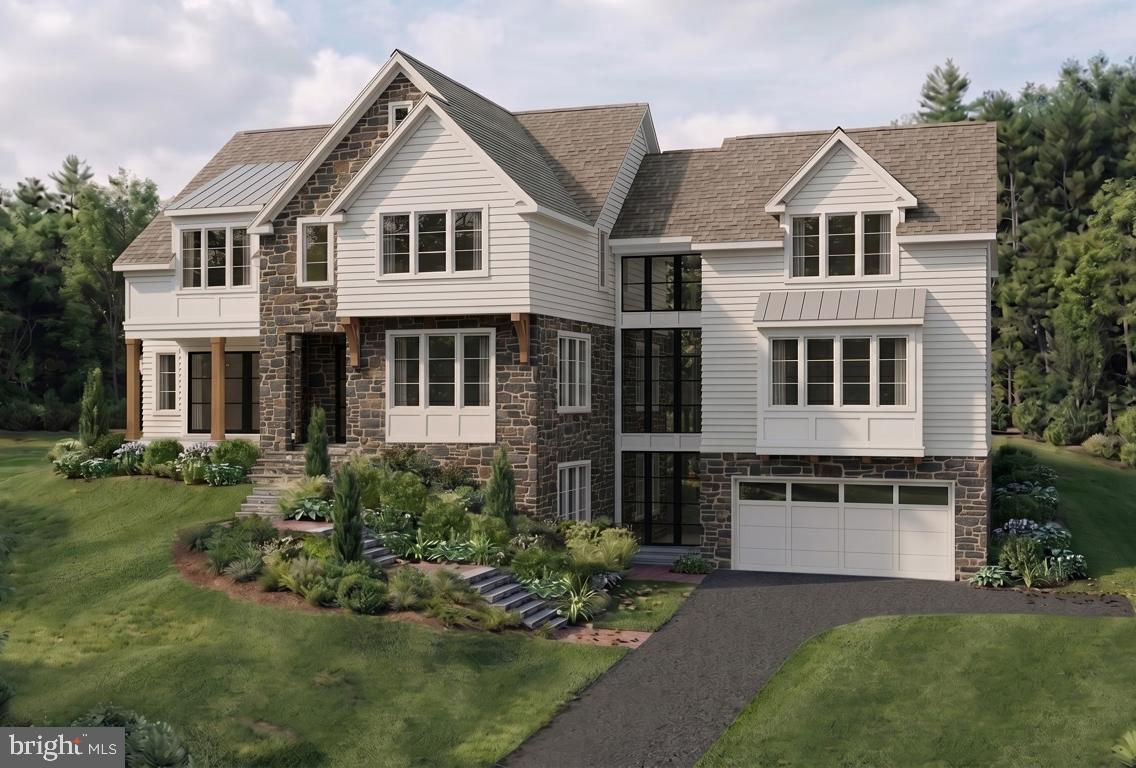 FLEXIBLE LUXURY and ARCHITECTURAL DISTINCTION on the MAIN LINE! Introducing 25 Sandringham Road, (Lot #2), an exceptional,  NEW, quick-delivery, luxury residence nestled on a private cul-de-sac within Sandringham, one of Lower Merion Township's most picturesque and exclusive enclaves. Some customization for personal needs may be possible, but HURRY as construction is moving! Thoughtfully designed for today's evolving lifestyles, this sophisticated transitional manor blends timeless Main Line elegance with modern functionality, offering rare adaptability for multi-generational living, live-in care, extended guest stays, or work-from-home convenience. Step away from cookie-cutter standards and seize the opportunity to customize this bespoke, architectural showpiece. *Photos shown are of a previously built home, are for example of builders' work only, and are subject to errors, omissions, and changes.* Current home is under construction.A dramatic staircase wrapped in walls of glass serves as the architectural centerpiece of the home, connecting three levels of beautifully crafted living space flooded with natural light. Rich white oak flooring, soaring 10-foot ceilings, custom millwork/ceiling treatments, designer lighting, artisan tile selections, exquisite stone, and handcrafted Kountry Kraft cabinetry create an atmosphere of understated luxury throughout.The main level unfolds with an open-concept design tailored for both everyday living and grand entertaining. A spectacular great room anchored by a striking gas fireplace flows seamlessly into the chic chef's kitchen, where an oversized gathering island, premium finishes, and abundant workspace invite family and friends to connect. A window-lined morning lounge opens to a spacious covered porch, extending the living experience outdoors.One of the home's most compelling features is its exceptional versatility. A private study provides the ideal executive retreat, while a main-level guest suite with adjacent full bath offers multi-function usage as  secondary office, hospitality suite, or live-in accommodation. Every level of the residence includes a bedroom and full bath, creating unmatched comfort and privacy for family members and guests alike. The upper level presents five bedrooms and four full baths, highlighted by an extraordinary owner's retreat. Elevated by an impressive, oak beam-accented, 11.5-foot ceiling, the suite offers two custom walk-in closets and a spa-inspired bath featuring heated tile floors, a freestanding soaking tub, oversized dual-head shower, custom tile work, and refined designer finishes that evoke the ambiance of a luxury boutique resort.Perfectly positioned on a scenic, cul-de-sac home site within the highly acclaimed Lower Merion School District, 25 Sandringham offers the rare combination of a tranquil residential setting with convenient access to Center City Philadelphia, the Northeast rail corridor, premier shopping, dining, private schools, parks, and recreational amenities. *Taxes shown are for lot only-assessment for full ground/improvements occurs post-settlement.* A unique opportunity to own a distinctive new construction residence where dynamic, flexible design and timeless Main Line sophistication come together beautifully.