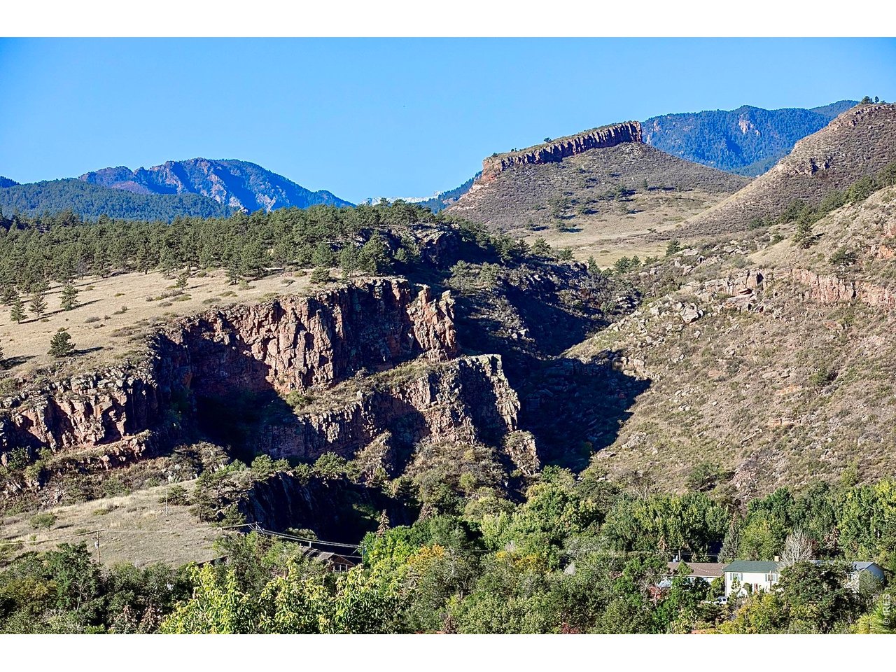 Spectacular VIEWS of the mountains and foothills highlight this sweet raised RANCH home in one of the most sought-after communities on the Front Range. Located in the coveted Longs Peak neighborhood and backing to OPEN SPACE the setting offers the ultimate in privacy and convenience. Imagine relaxing in the living room or on the composite deck soaking up sunrises and sunsets framed by Longs Peak, Mt Meeker and the town's iconic Steamboat Mountain or entertaining in the private backyard after touring one of the many trails, parks, art and music venues, or quaint restaurants. A newer 300 sq ft, light-filled addition features walls of windows, 220V service, a utility sink, and a separate entrance-ideal as a sunroom, art studio, workshop, office, or playroom. Updates include newer windows, flooring - including bamboo and LVP, roof (impact resistant for insurance savings), refrigerator, range, and granite counters. Distinctive touches such as unique tile at the breakfast bar, playful decor accents, and a jacuzzi tub in the full bath add character and comfort. Mature, low-maintenance landscaping, red rock paths, garden beds, a charming greenhouse/art space, storage shed and an oversized 2 car garage round out the features of this awesome property. Conveniently located in town near restaurants, schools, parks, trails, the river, and local festivals - with easy access to RMNP, Boulder, Longmont, Denver, and DIA. Contact us today to schedule your personal tour.