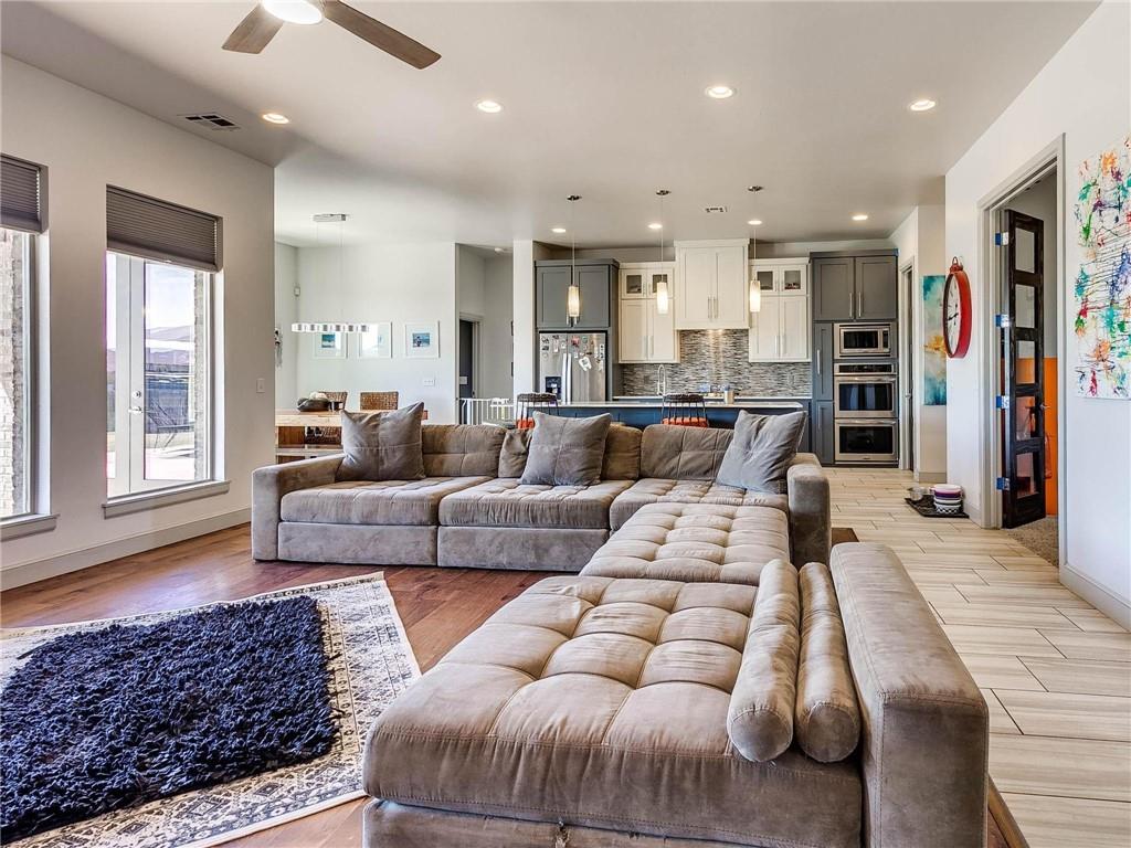 Welcome Home to a one-of-a-kind neighborhood where family, friends, and fun come together! This stunning modern home offers 4 spacious bedrooms plus an office, 3 full bathrooms, and sits on a 1.04-acre lot in highly sought-after Deer Creek Schools.
Step inside to find soaring 11’ ceilings in the main living areas and 10’ ceilings in the bedrooms, giving the home an open and airy feel. The kitchen is the heart of the home, featuring a large entertaining island that flows right onto the covered back porch for seamless indoor-outdoor living. The master suite is truly amazing, complete with a spa-like bathroom and a convenient attached utility room.
Outside, enjoy a 30x40 man cave/shop, a chicken coop, and an incredible backyard perfect for kids, pets, and outdoor fun. The 3-car garage includes a storm shelter for peace of mind.
Bring your bikes, golf carts, and electric dirt bikes — this neighborhood was made for adventure and connection! From festive parades to unforgettable 4th of July celebrations, life in The Summit is full of memories waiting to be made.