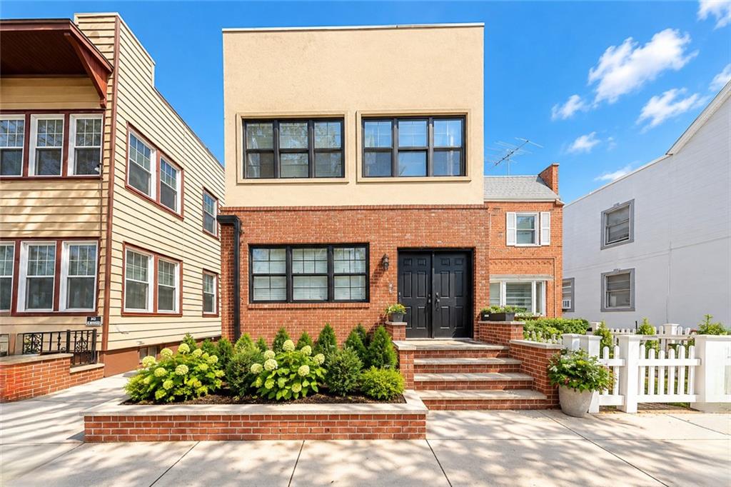 WILL BE DELIVERED VACANT AT CLOSING. Welcome to this oversized two-family home on a quiet residential block in the heart of Bay Ridge. Situated on a 25 x 100 lot with a 20 x 66 building, the property offers approximately 2,640 sq. ft. across the two main levels. Excellent condition and move-in-ready.Each apartment features 3 bedrooms, spacious living and dining areas, an updated kitchen, ample closet space, and abundant natural light. The second floor has 1 full bath, while the first floor has 1.5 bath. Separate entrances and separate gas and electric meters add convenience.The finished basement offers additional flexible space with a bathroom and laundry area. A shared driveway leads to a large paved rear yard with parking for multiple vehicles.Updates completed approximately five years ago include windows, stucco, driveway, front yard, and rear yard. The first floor has newer flooring, while the second floor and basement were renovated. The water heater was replaced in 2026.Nearby 3rd, 4th, and 5th Avenues, the 86th Street shopping district, restaurants, shopping, the R train, B37, B16, and X27 bus service, the Belt Parkway, neighborhood parks, bike paths, and the Shore Road Promenade. Located in School District 20.Ideal for an owner-user, or investor.