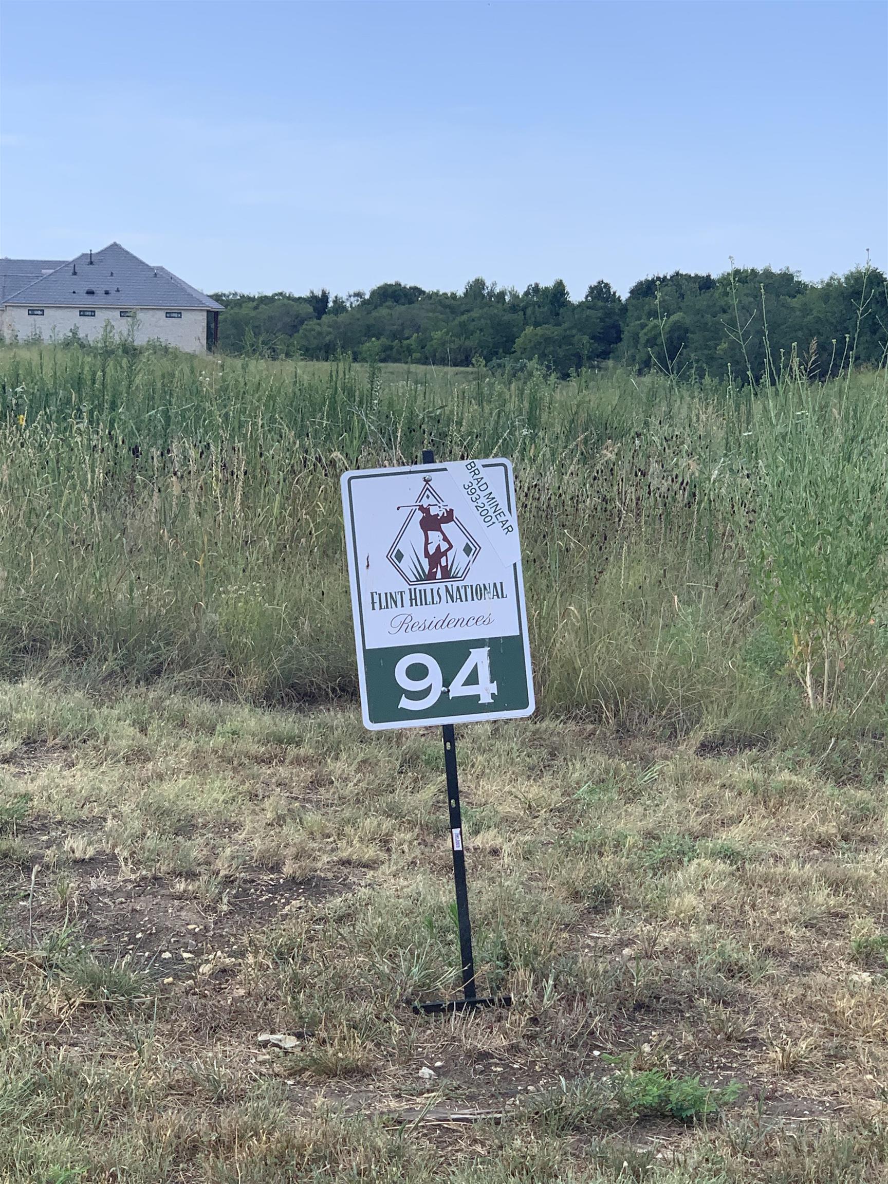 Fantastic 1 acre lot in the beautiful and gated Flint Hills National Residences community. Incredible development, unlike any other in the Wichita area. Adjacent to the nationally recognized Flint Hills National Golf Club. Minimum main floor SF for homes in this phase is 2,500 SF.