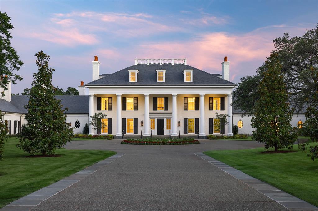 4606 PARK LANE: A LEGEND RETURNS

Some homes make an impression; 4606 Park Lane made history. Once host to presidents and luminaries, this storied Dallas estate returns after an extraordinary transformation, reimagined for a new era of livable grandeur. Set on 3.2 acres in Preston Hollow, the 20,928-square-foot masterpiece blends timeless craftsmanship with modern innovation, thoughtfully redefined to a new standard of luxury.

Inside, a checkerboard marble entryway sets the tone for the home’s striking aesthetic. The Great Room soars with 23-foot ceilings, leading to an entertaining wing designed for hosting on a grand scale. A glass-ceilinged conservatory and a barrel-vaulted banquet hall provide
stunning backdrops for any affair, while a dramatic, Art Deco-inspired bar ensures an unforgettable event.

While an entertainer's dream, the estate is equally suited for private life. A chef’s kitchen with a separate butler’s kitchen, a temperature-controlled wine room, and a refined library offer sanctuaries for daily living. The primary wing is a tranquil retreat, where the bedroom with its
Jamb fireplace opens to a glass oval sitting room. The showpiece bath features a sculptural brass tub and a dry sauna, while a two-room dressing suite and private glam room are designed to showcase couture collections.

The upper level, accessed by a grand staircase or private elevator, houses thoughtful guest suites, a loft, and purpose-driven spaces including a pilates studio. Outside, gaslit pathways connect the residence to its surroundings, which include a four-car garage and a private gym. A host to legends and a rare architectural masterpiece, this is more than a home—it is a place to make history. For the discerning few, your moment has arrived.