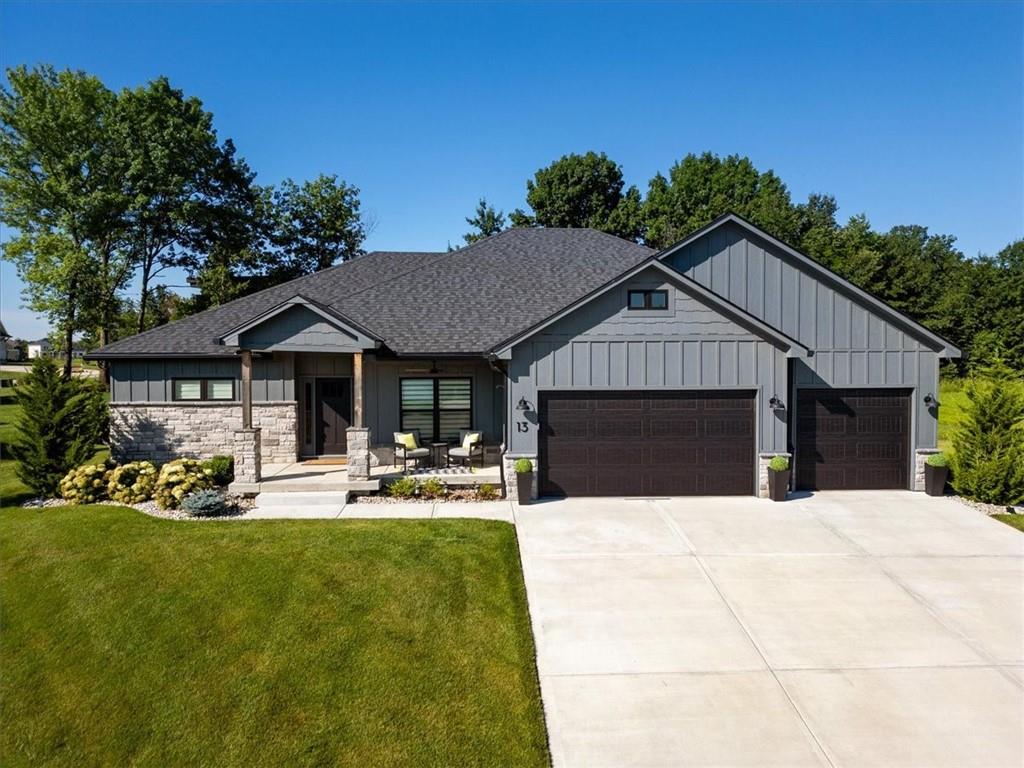 If you are considering buying new construction...  STOP!!  Move in this summer to the best value in Lake Winnebago.  This better than new, three-year-old property, is 2nd tier and sits in the newest section of the SE side of the Lake, in a secluded cul-de-sac highlighted by breathtaking homes.  Start the day with your morning coffee on the amazing front porch and enjoy the sunrise and partial lake views.  Your private oasis continues in the backyard with a gorgeous screened-in covered patio. If you can leave the outside beauty, once inside you will fall in love with the exquisite decor and high-end finishes. Designer kitchen boasts large island and walk in pantry.  Primary suite features a zero entry shower and nice walk in closet.  Entertain your guests in the lower level with a spectacular wet bar and large living space.  Take safety in your very own storm shelter!!  Enjoy the Lake with your designated boat slip and store your Lake toys in the 4 car garage.  Luxury, easy living at its finest, Welcome Home to a Lake Winnebago gem and entertainer's dream.