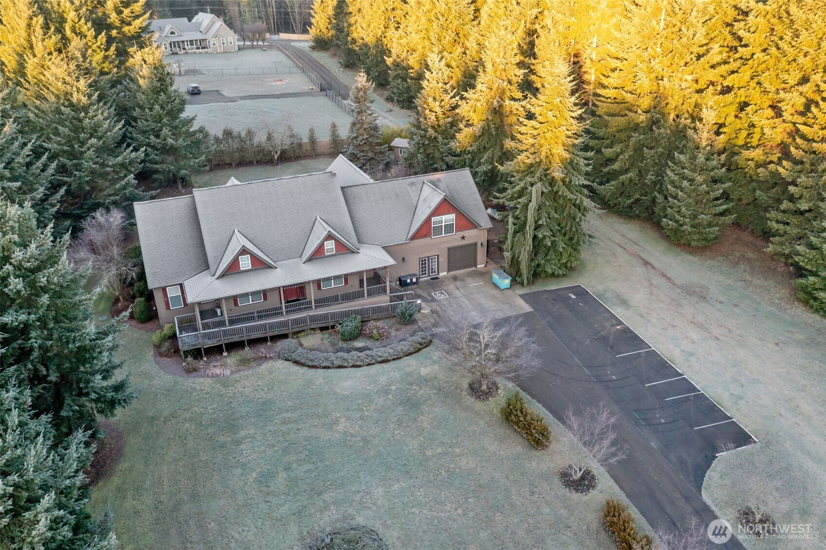 Adult Family Home - Long-running, successful, licensed for 6 & always full. With little competition, this home has an excellent reputation and a business generating $60,000 monthly income via private pay. Tucked away on a park-like 1.5-acre lot, this licensed AFH offers a rare blend of comfort, space, and functionality. Thoughtfully designed for care and convenience, it features a spacious bonus room ideal for a live-in caregiver, a large office perfect for administrative use or quiet focus. (or future bedrooms) With public water and serene outdoor space, this property is well-equipped for both daily operations and long-term success. Don’t miss this unique opportunity to own a turnkey AFH in a tranquil setting—schedule your private tour today! Property sold with business at an additional cost. Please see MLS #2472086 sister home also for sale