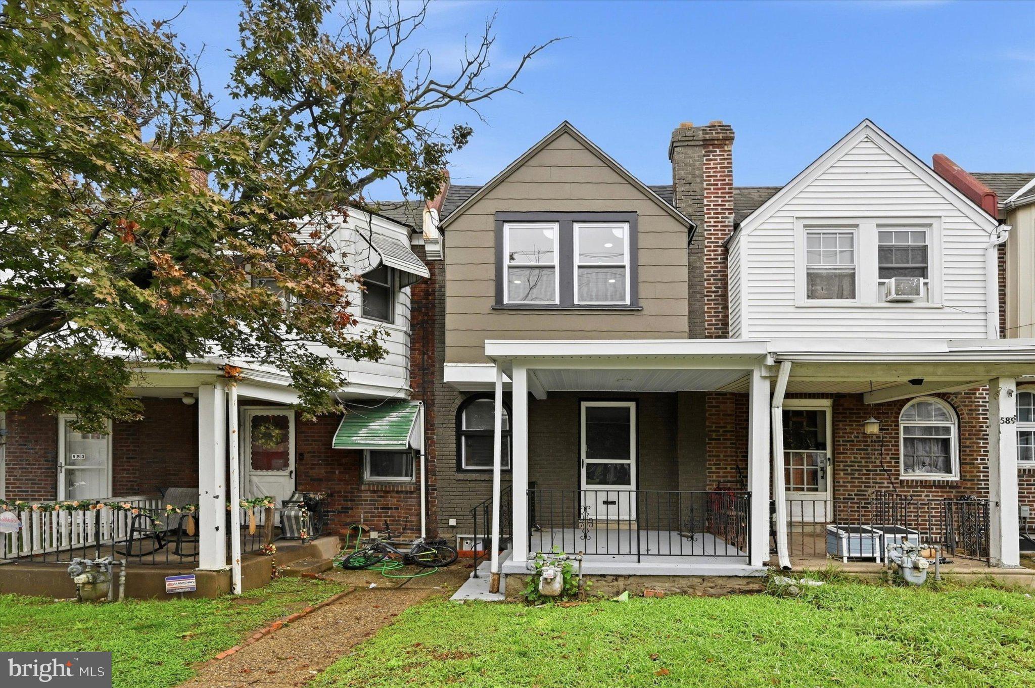 **UPPER DARBY HOME ON NICE BLOCK FULLY RENOVATED**This welcoming property has a nice front yard and a charming porch just waiting for your curb appeal and landscaping. Once inside you will see all the updates that make it feel new. The open living/dining area is spacious and ready to create your ideal layout. Luxury vinyl flooring in a neutral color palette and crisp white paint create a perfect backdrop. The rear kitchen is open, bright and has brand new cabinetry, granite countertops and stainless steel appliance package. Off the kitchen door is a rear deck for further relaxing and outdoor dining. Head up to the 2nd floor where we have 2 full bedrooms with good closet space and a new modern full hallway bath with shower tub/combo and sleek tile. Rounding out this home is a full finished basement with rear access could easily be a 3rd bedroom or home office. The bonus of a half bath makes it convenient for any desired use. For the location, condition and price this one is a must see. Schedule your showing today or join us for an open house. Make this home your own and close in time for the Holiday Season.