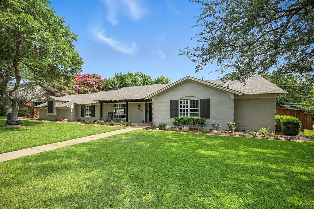 Situated in the heart of the desirable Overton Park neighborhood and zoned to Overton Park Elementary, this updated 4-bedroom, 3-bathroom home offers a seamless blend of timeless design and modern functionality. With three spacious living areas, a formal dining room, and a beautifully renovated kitchen featuring an oversized built-in refrigerator, the layout is ideal for both everyday living and entertaining. The vaulted family room centers around a painted brick fireplace with built-in shelving, while the front living room provides a perfect space for a study or additional seating. A generously sized playroom adds even more flexibility. All bedrooms are comfortably sized, and the bathrooms have been tastefully updated, including the primary suite with dual vanities. Outside, enjoy a large backyard with a covered patio for dining, lounging, and play. In addition to the oversized three-car garage, an air-conditioned workshop offers the perfect space for projects, hobbies, or storage. Just a short walk to Overton Park and the scenic Trinity River trails, this home delivers the ideal mix of neighborhood charm and everyday practicality.