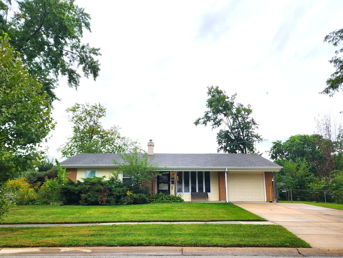 Brick Home on Corner Lot with newer Roof (2018-30yr), siding, gutters & windows (1996), furnace (2022) & AC(2022). Has double-wide cement driveway with fenced lot. Garage door & opener replaced in 2010. Needs updating inside, but has potential. Great NEIGHBORHOOD & SCHOOLS! EXCELLENT LOCATION: CLOSE TO SCHOOLS, PARKS, SHOPPING, RESTAURANTS & Expressway.