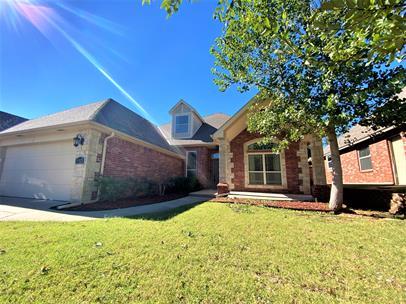 *NEW ROOF*  *STORM SHELTER* Spacious 4 bd, 3.5 ba, home with BONUS room, Office and 3 car garage in Deer Creek.  Kitchen features granite countertops, built-in oven, new microwave, gas stove, a center island, and overlooks living room with a fireplace.  Master bdrm features granite countertops, double sinks, tiled shower, and jacuzzi tub.  The utility room includes built-in mud bench.  Upstairs bonus room includes full bath and large closet. Covered patio and fully fenced backyard. Community amenities include: club house, pool, workout room w/ equipment, playground, trails, and basketball court. (Fridge is negotiable)
