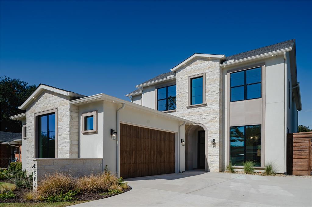 Welcome to 4819 Linnet Lane, a masterful expression of timeless architecture and modern sophistication nestled in one of Dallas’ most highly coveted neighborhoods. Spanning an impressive 4,544 square feet, this newly completed residence effortlessly combines striking design with a thoughtfully curated floor plan tailored for both grand entertaining and intimate everyday living. From the moment you enter, the home establishes an immediate sense of scale, elevated by soaring ceilings and premium wide-plank hardwood floors that flow seamlessly throughout. The heart of the home is a chef-inspired open-concept kitchen, anchoring the main living spaces with designer finishes, custom cabinetry, and professional-grade appliances. Designed for optimal privacy and versatility, the residence boasts five bedroom suites, each featuring its own dedicated en-suite bath, alongside an elegant powder bath for guests. The primary suite serves as a serene main-floor sanctuary, complete with a spa-inspired bath and an expansive custom closet. Upstairs, a versatile landing opens to a spacious game room or secondary living area, offering the perfect retreat for family or guests. Step outside to a covered patio designed for year-round indoor-outdoor enjoyment. Located just minutes from the premier shopping and dining of Inwood Village, Highland Park Village, and Love Field Airport, this home represents a rare opportunity to own a property where luxury is meticulously built into every single detail.