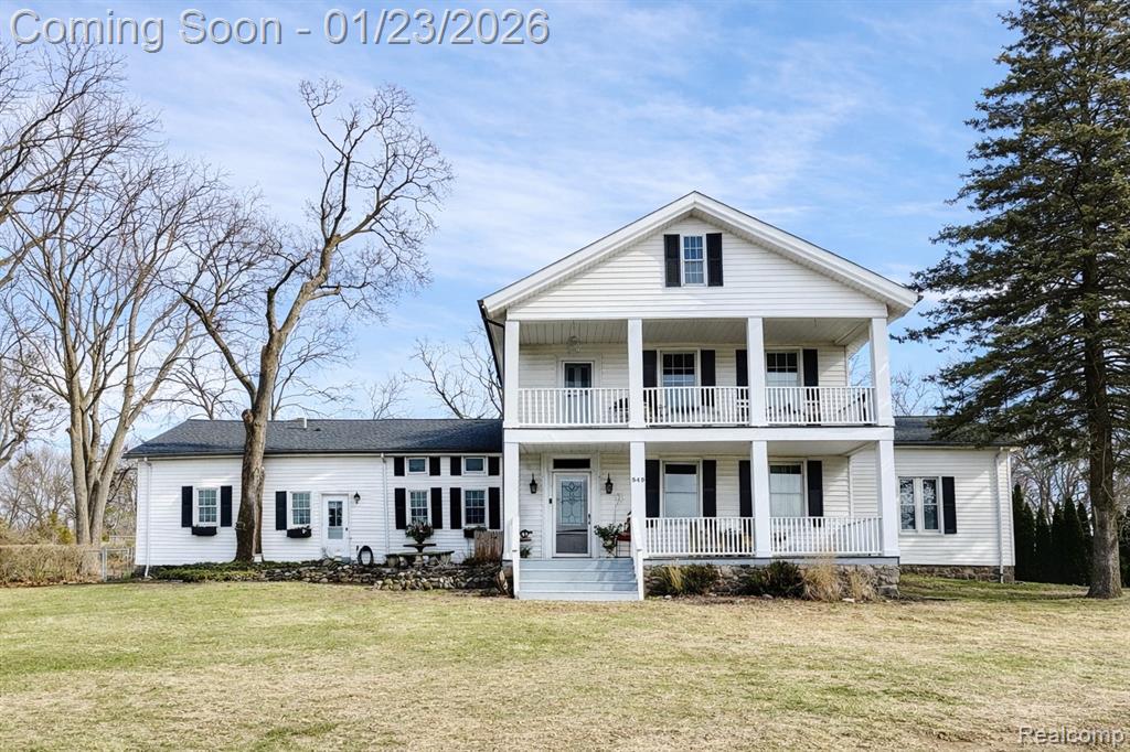 A one-of-a-kind home that blends timeless character with beautiful modern updates. Built in 1920 and offering over 4,500 square feet, this extraordinary residence is set on nearly half an acre of fully fenced land with picturesque lake views. The home features 4 bedrooms and 2.5 bathrooms, including a spacious primary bedroom with a gas fireplace, an oversized walk-in closet, and plumbing in place for a future primary bath. One additional bedroom includes its own private full bath, making it ideal for guests or multigenerational living. The remodeled chef’s kitchen showcases Thermador appliances, a large island, and an expansive eat-in area, all open to the family room for effortless entertaining. The family room offers two door walls that lead to the gorgeous backyard, deck, and built-in heated saltwater pool, creating a seamless indoor-outdoor living experience. A generous 29 x 18 first-floor study or flex room includes a second small kitchen and plumbing, offering excellent potential for a first-floor primary suite or in-law arrangement. Formal living and dining rooms each feature natural fireplaces, adding to the home’s classic charm. Two separate staircases lead to the second floor, which includes convenient second-floor laundry and an expansive 24 x 17 storage room. Enjoy beach and dock privileges through the Randgate Park Association, providing access to all-sports private Elizabeth Lake for only $200 per year. Additional highlights include a two-car detached garage, a two-story attached carriage house with pool equipment and storage, a new roof (2017), an owned water softener, and a Michigan basement. The basement foundation has been inspected by a professional foundation company and confirmed to be sound; please see the report included in the documents. Located within the Waterford School District, this is a rare opportunity to own a truly unique home. BATAVI.