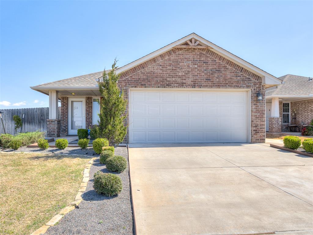 Immaculate former MODEL HOME on a HUGE corner lot in the highly desirable Castleberry neighborhood and award-winning Deer Creek School District! This 3 bedroom, 2 bathroom home offers great curb appeal, extensive upgrades, and an open layout with wood-look tile flooring throughout — NO CARPET!The kitchen is a standout with granite countertops, stainless steel appliances, a 5-burner gas stove, built-in microwave, large island, pantry, and eat-in dining space all open to the main living area, making it perfect for everyday living and entertaining.The fully fenced backyard is ready for summer with extended concrete, a pergola, and plenty of space to relax or host friends and family. Additional features include a full sprinkler system, beautiful landscaping, epoxy garage floors, and an in-ground storm shelter.Another great feature is the insulated garage with its own dedicated heating and air unit, creating the perfect year-round workspace, home gym, hobby area, or flex space.Castleberry amenities include a community pool, clubhouse, and fitness center with convenient access to the Kilpatrick Turnpike, shopping, restaurants, and major highways. Call today to schedule your private tour!